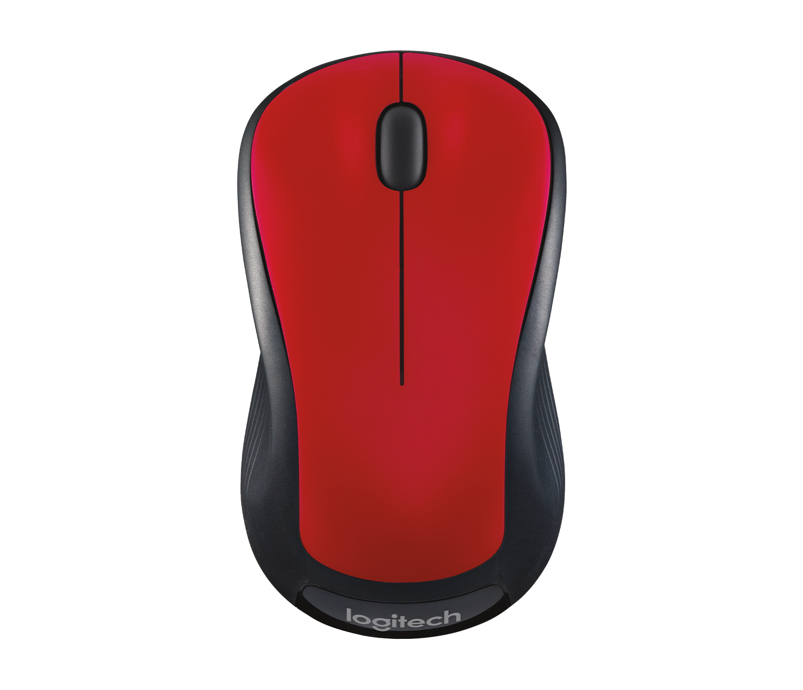 Logitech M310 Wireless Mouse with Ambidextrous Design in Flame Red Gloss