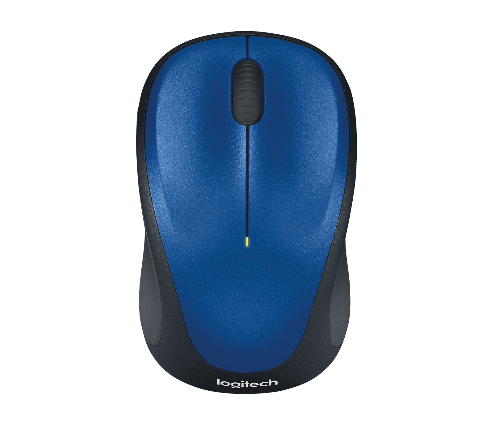 Logitech M317 Wireless Mouse with Compact Contoured Design in Blue