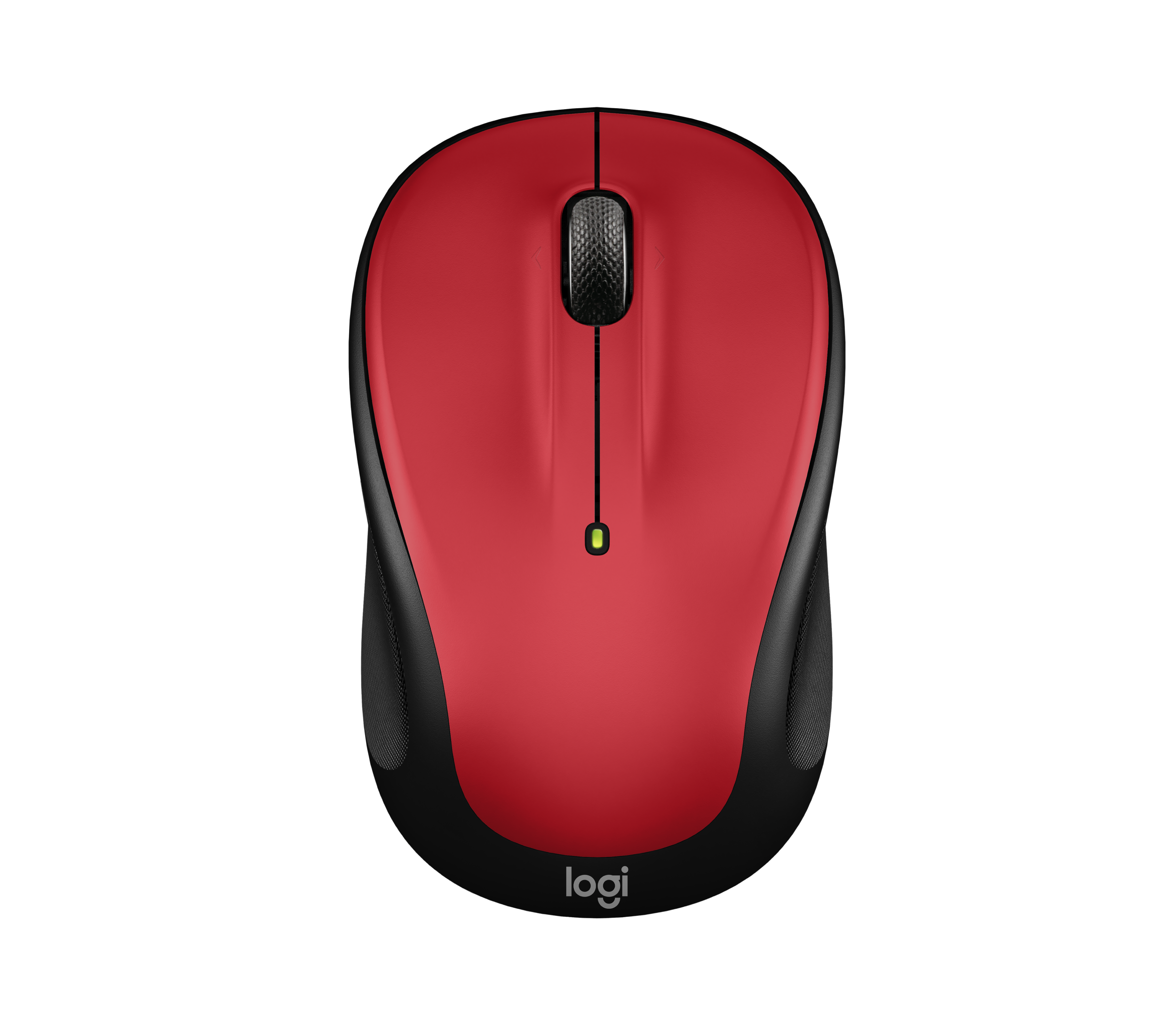 Logitech M325s Wireless Optical Compact Ambidextrous Mouse - Red