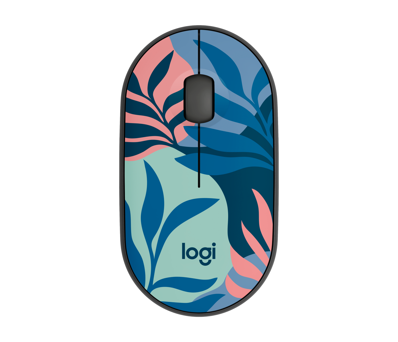 Logitech M340 Wireless Mice Collection in Floral Leaves