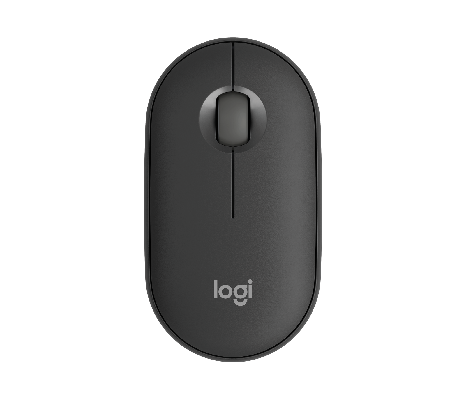 Logitech Pebble Mouse 2 M350s - Bluetooth, Slim, Portable in Tonal Graphite