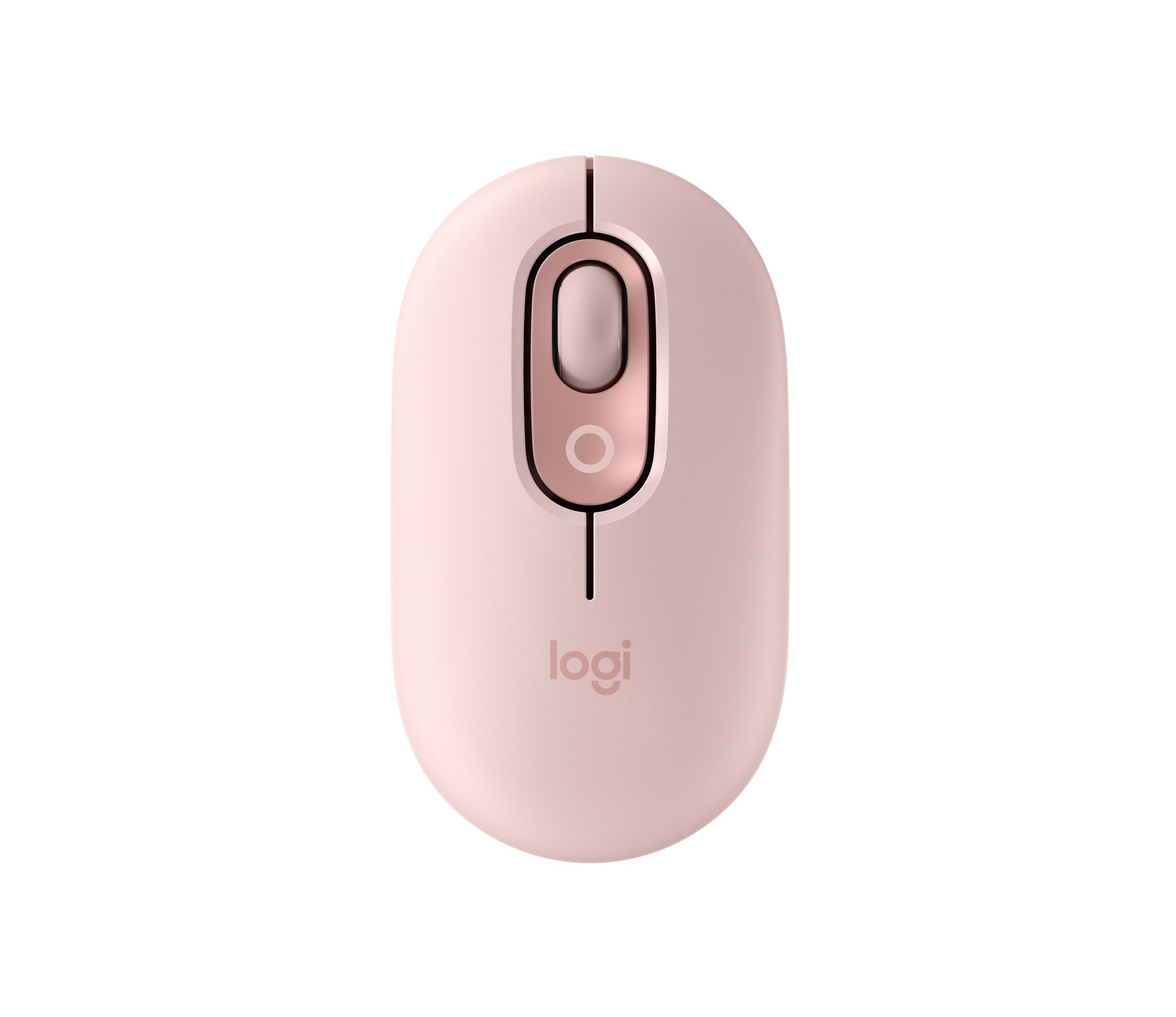 Logitech POP Wireless Mouse with Emoji Button Function in Rose