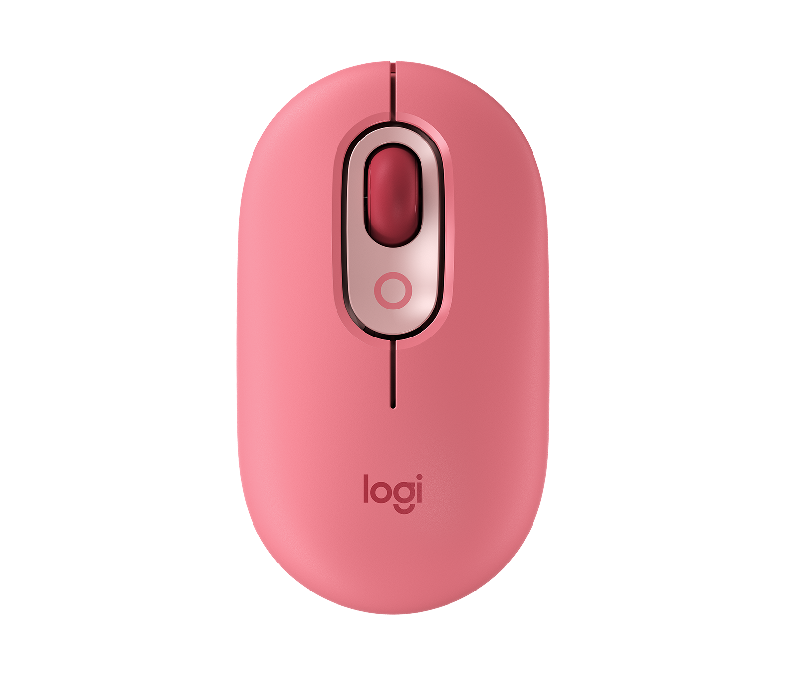 Logitech POP Wireless Mouse with Emoji Button Function in Heartbreaker