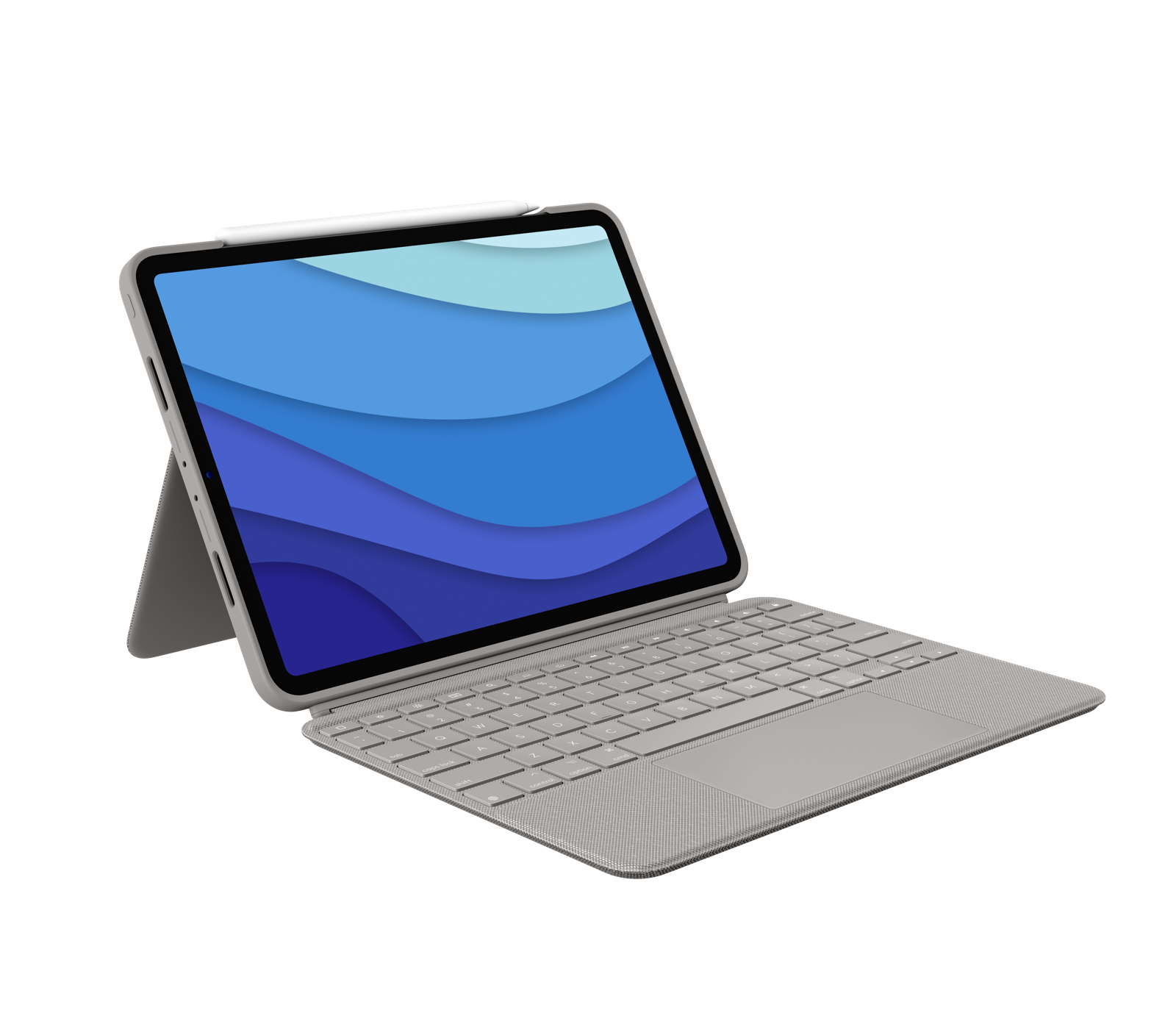 Logitech Combo Touch Keyboard Case for iPad Pro in Sand