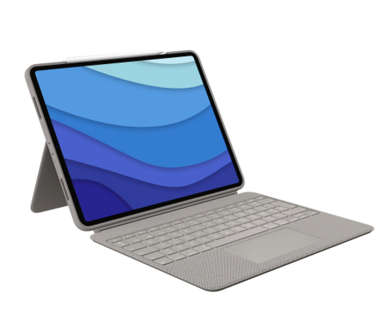 Logitech Combo Touch Keyboard Case for iPad Pro in Sand