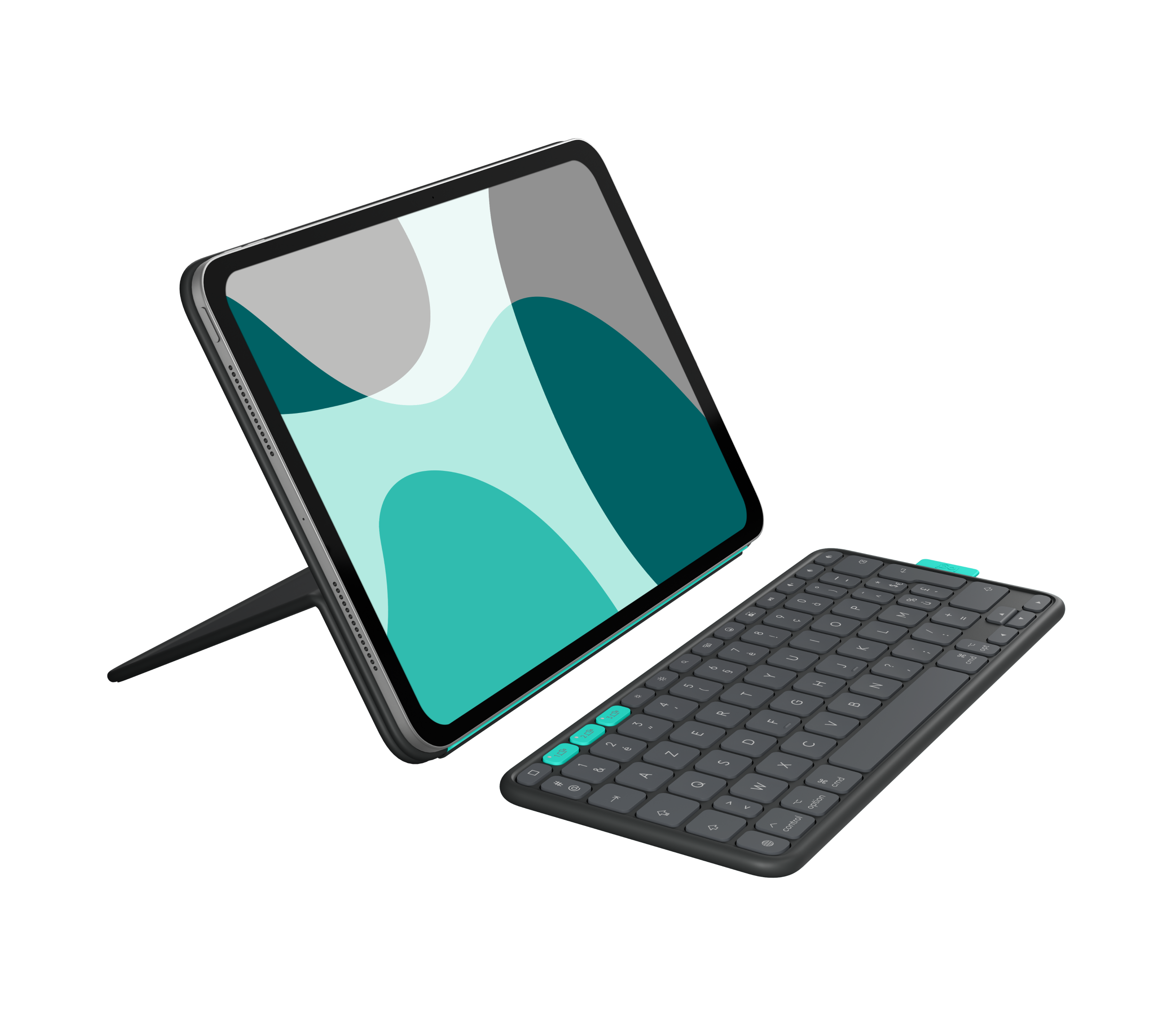 Logitech Flip Folio - iPad Keyboard Case in Graphite
