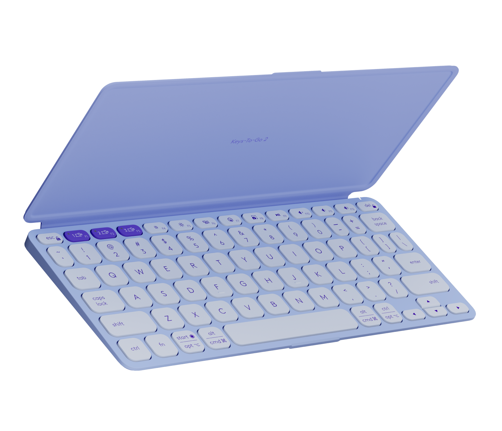 Logitech Keys-To-Go 2 Tablet Keyboard in Lilac