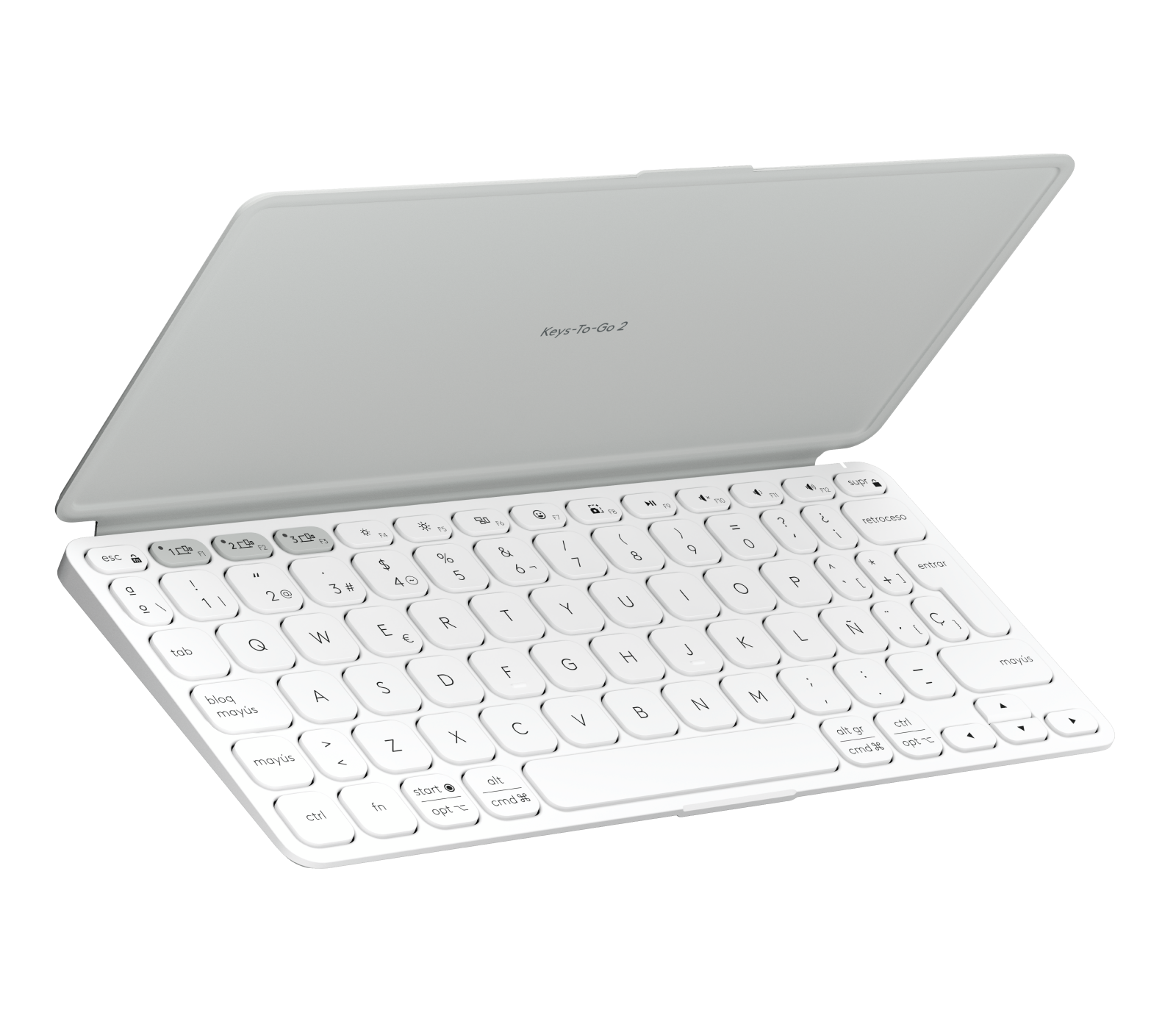 Logitech Keys-To-Go 2 Tablet Keyboard in Off-white