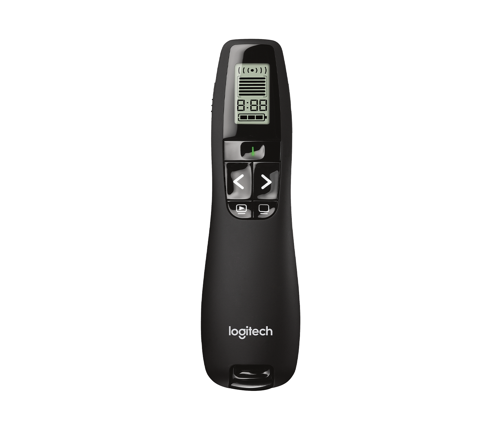 Logitech R800 Pro Presentation Remote with LCD Display in Black