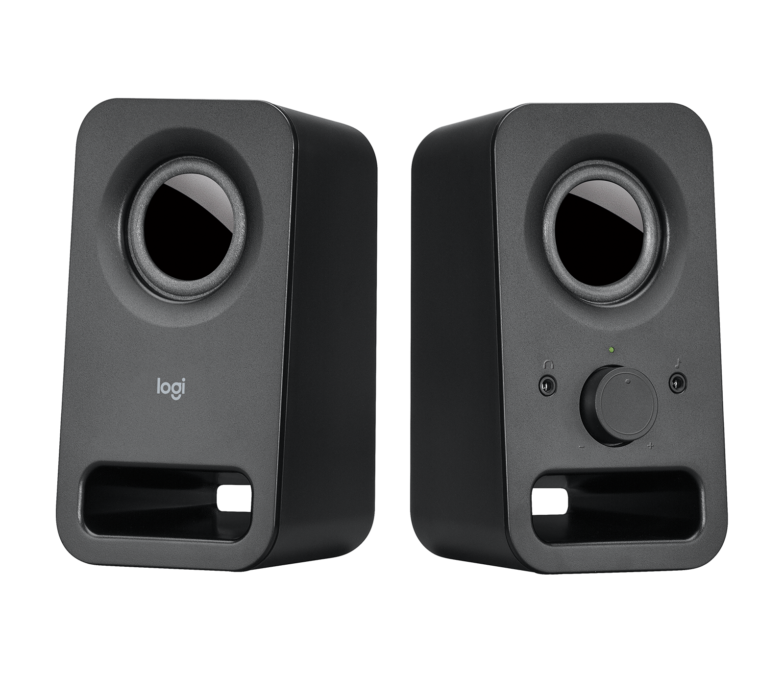 Logitech Z150 Compact Stereo Speakers with Headphone Jack in Black