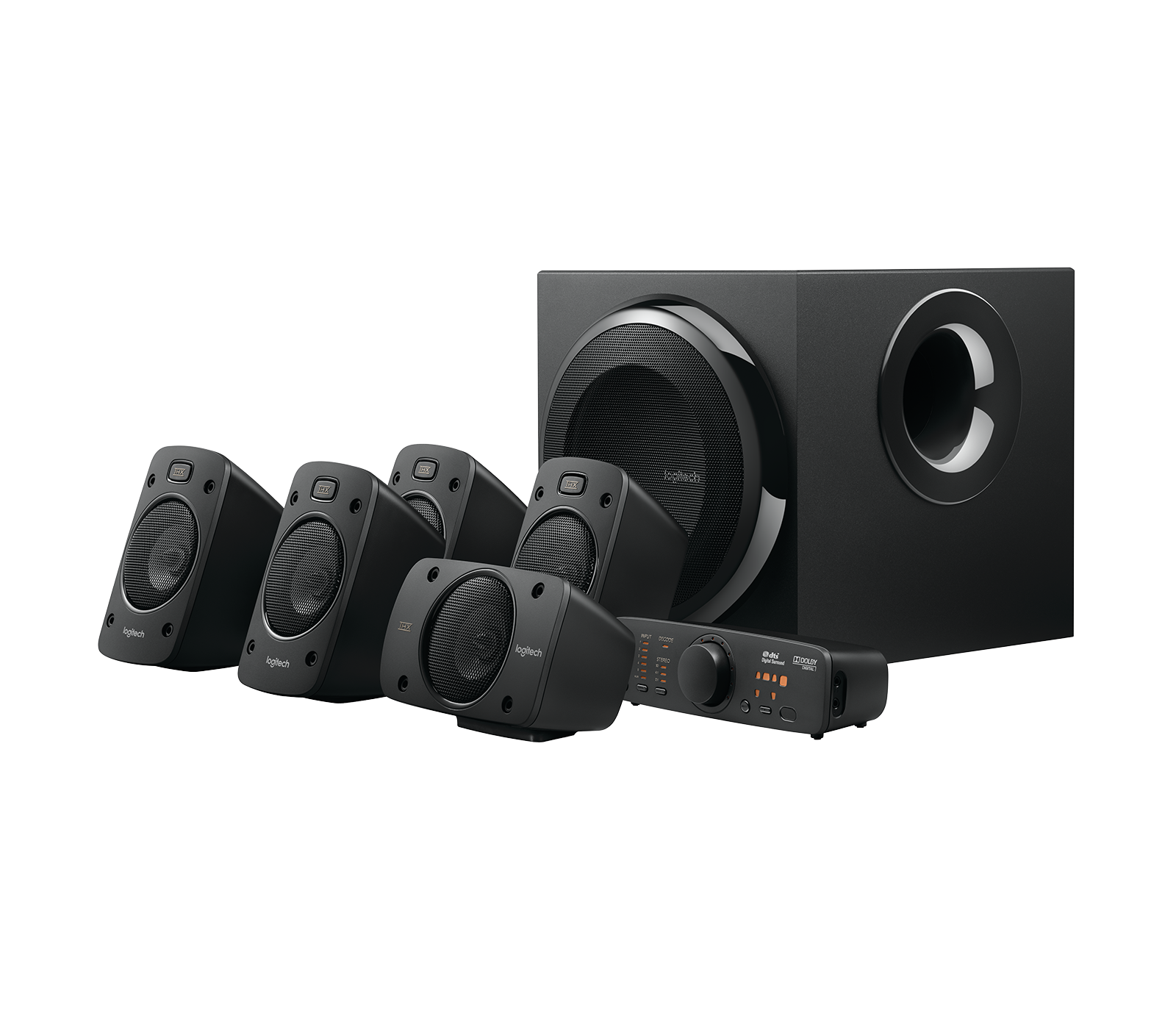 Logitech Z906 5.1 Surround Sound Speakers System in Black