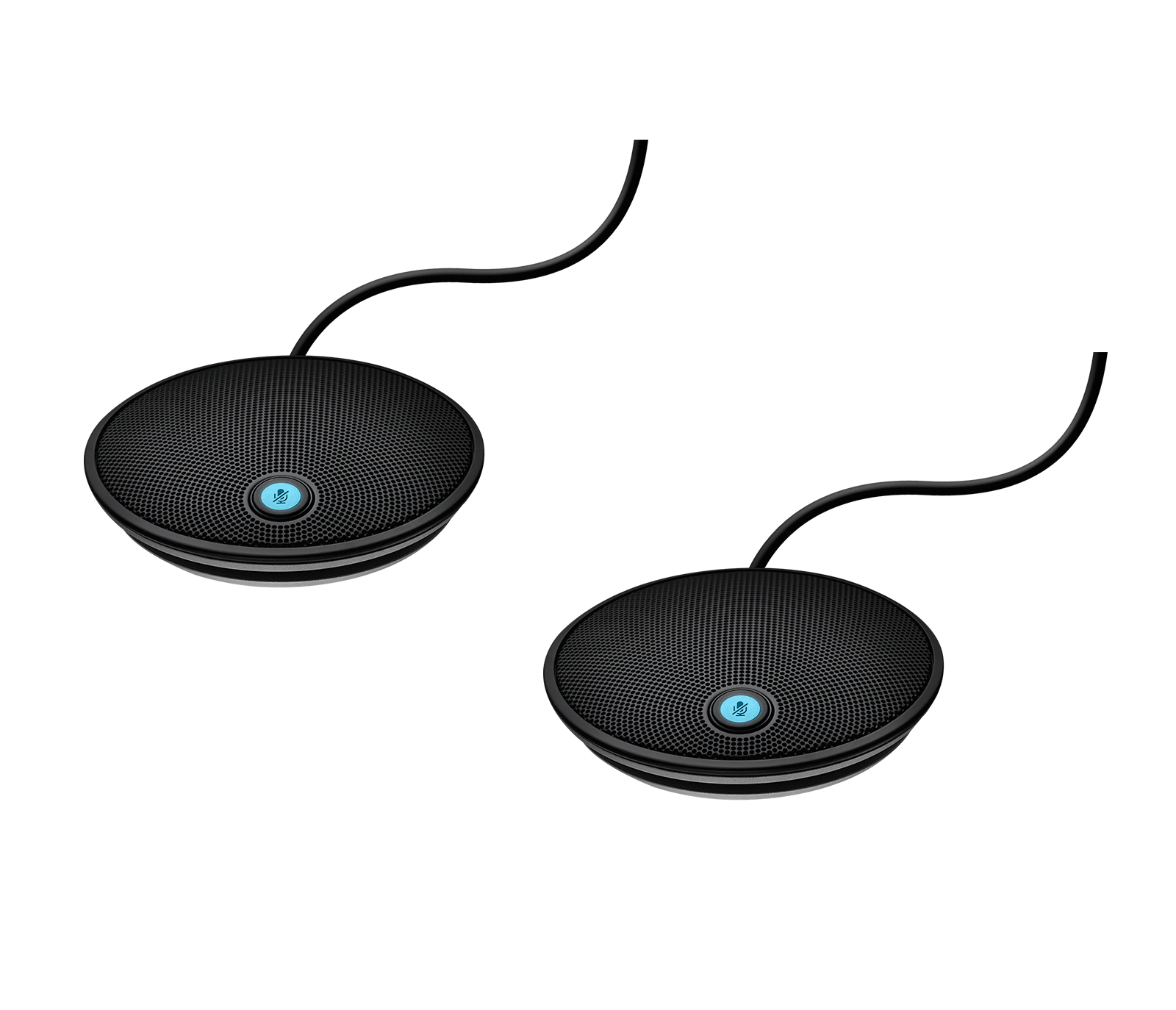 Logitech Group Expansion Mics for Large Meetings in Black