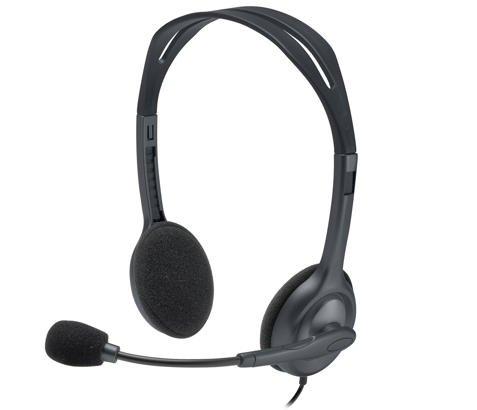 Logitech H111 Stereo Business Headset in Black