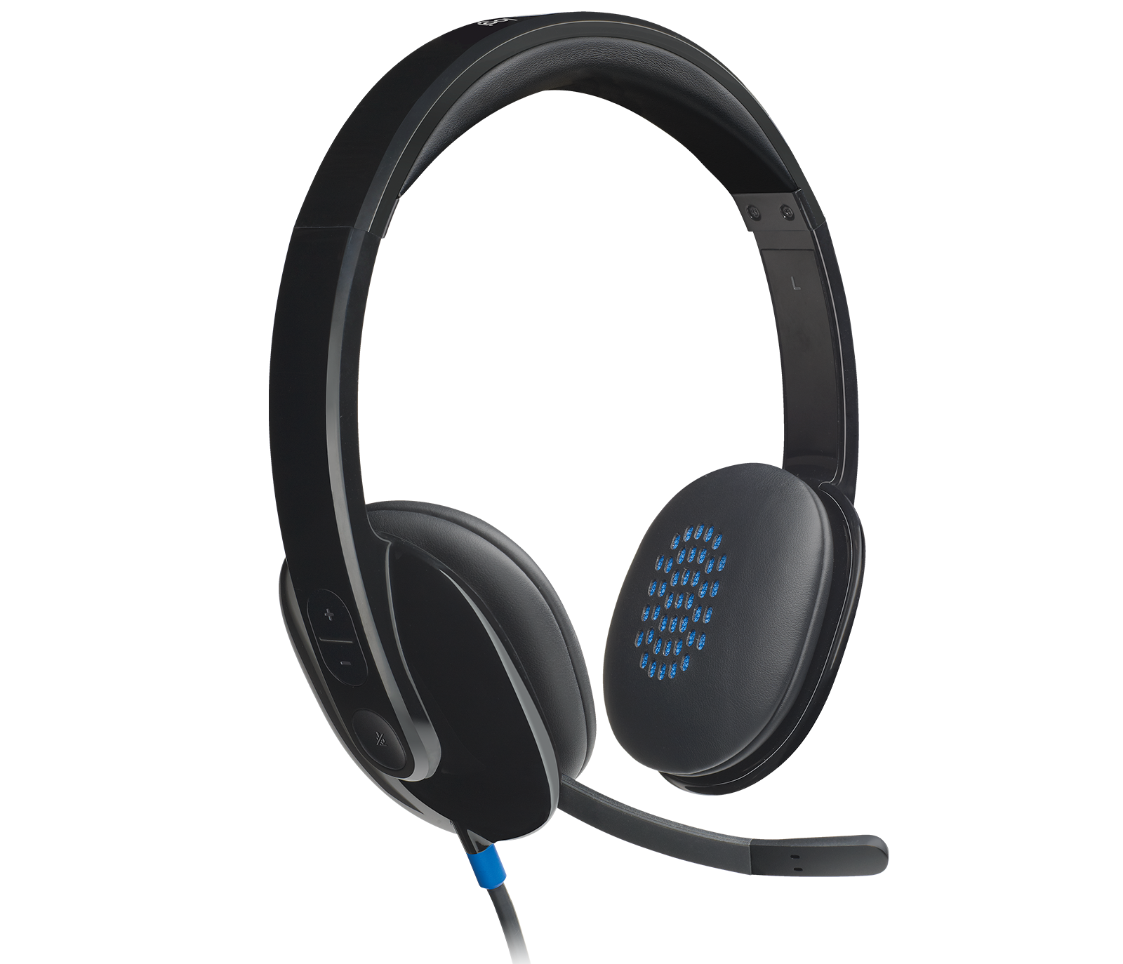 Logitech H540 USB Computer Headset with Noise-Cancelling Mic in Black