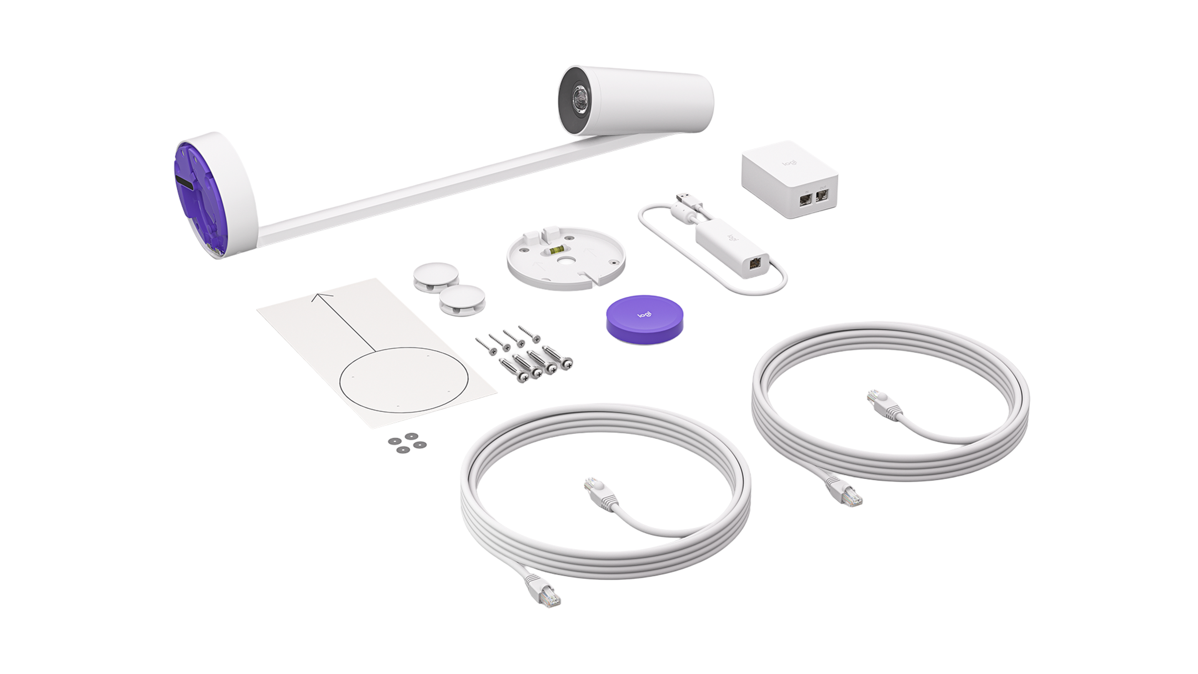 Logitech Videocamera per lavagne Scribe per sale di videoconferenza in Bianco