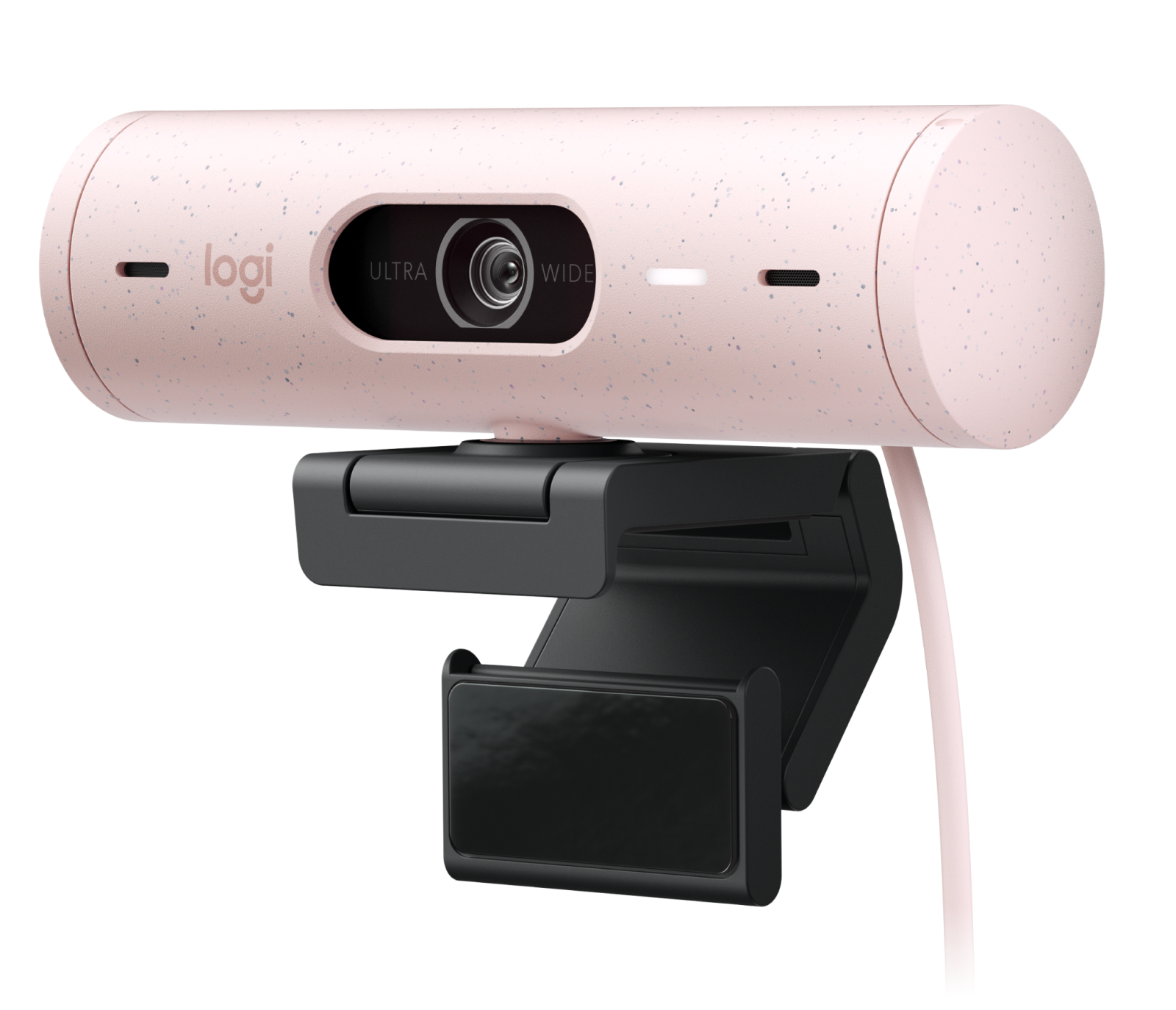 Logitech Brio 500 1080p HDR Webcam with Show Mode in Rose