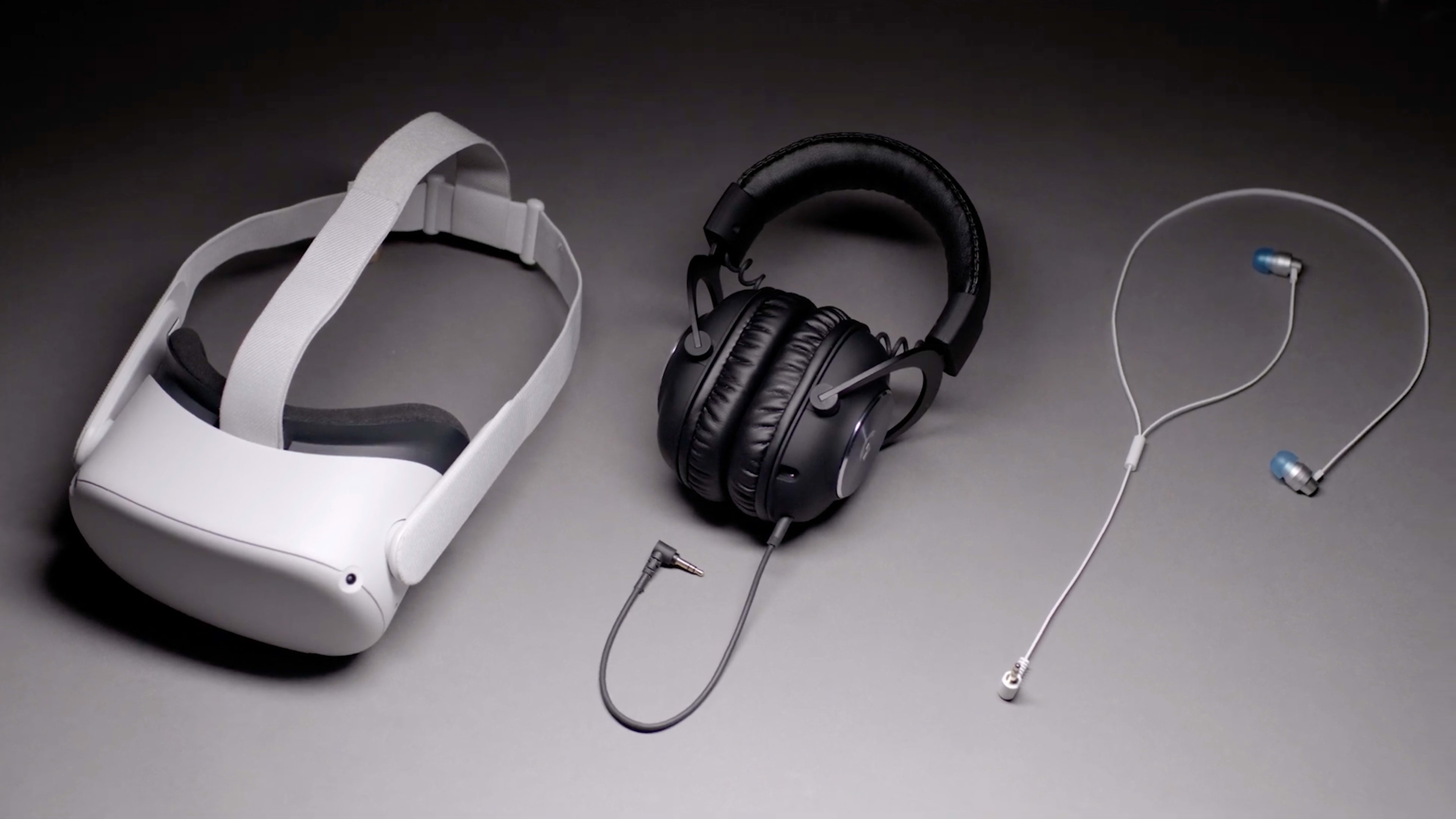 Logitech G G333 VR Gaming Earphones for Oculus Quest 2, цвет: Белый — фото 4