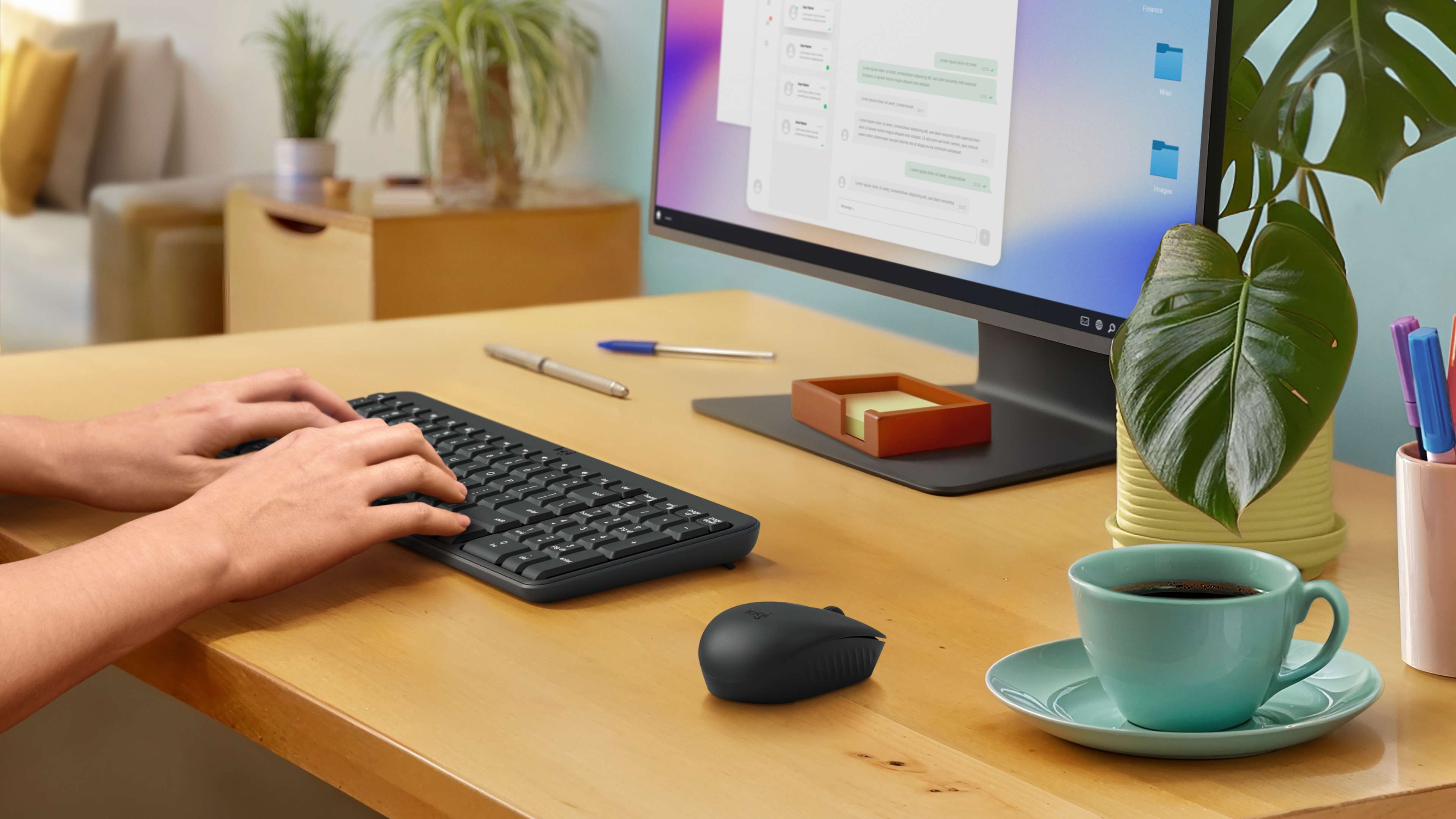 Logitech MK250 Compact Bluetooth Wireless Combo, цвет: Графитовый — фото 5