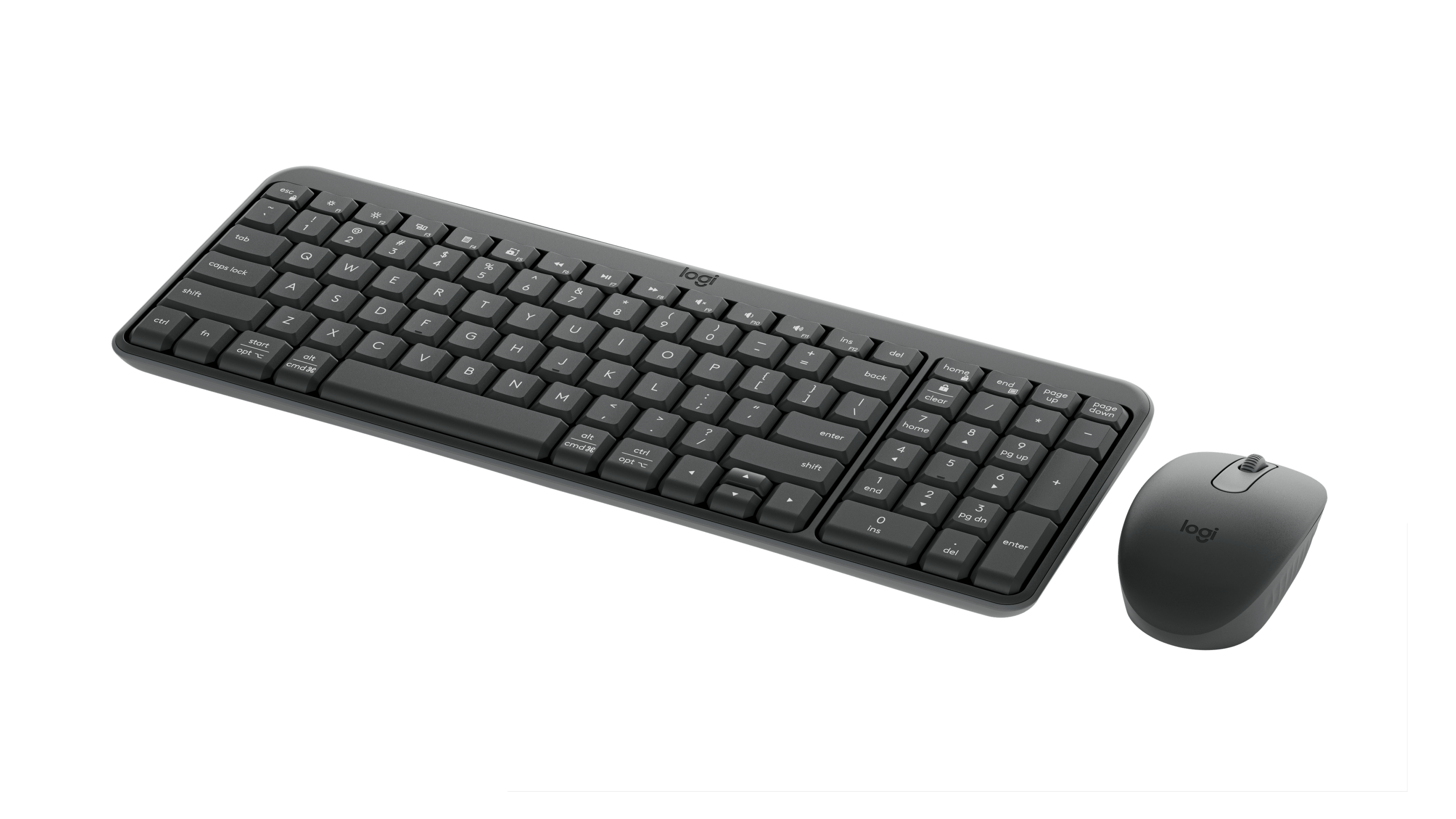 Logitech MK250 Compact Bluetooth Wireless Combo, цвет: Графитовый — фото 4