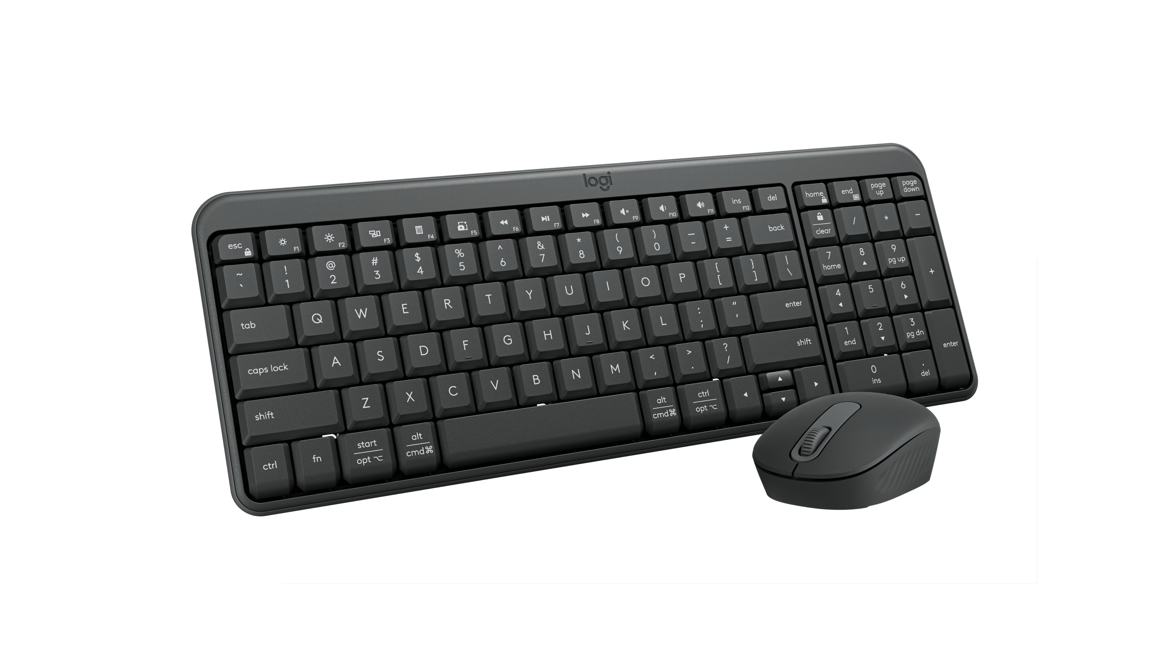 Logitech MK250 Compact Bluetooth Wireless Combo, цвет: Графитовый — фото 3