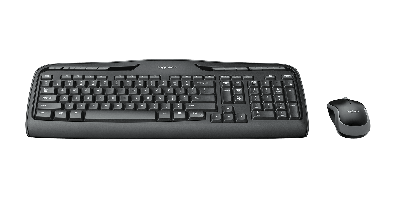 Logitech MK320 Wireless Keyboard and Mouse Combo, цвет: Чёрный — фото 2