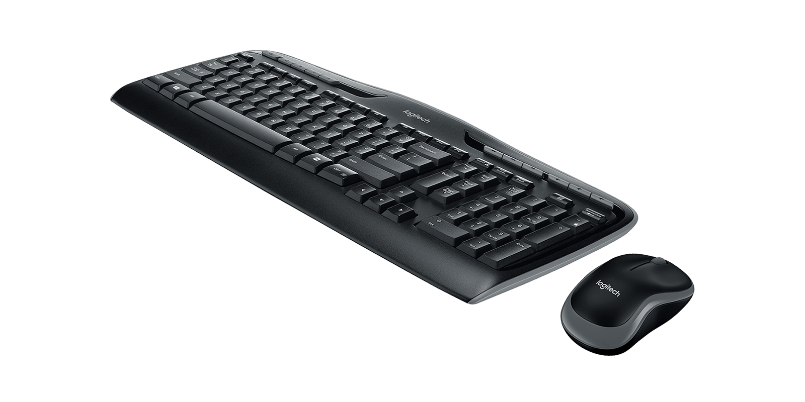 Logitech MK320 Wireless Keyboard and Mouse Combo, цвет: Чёрный — фото 3