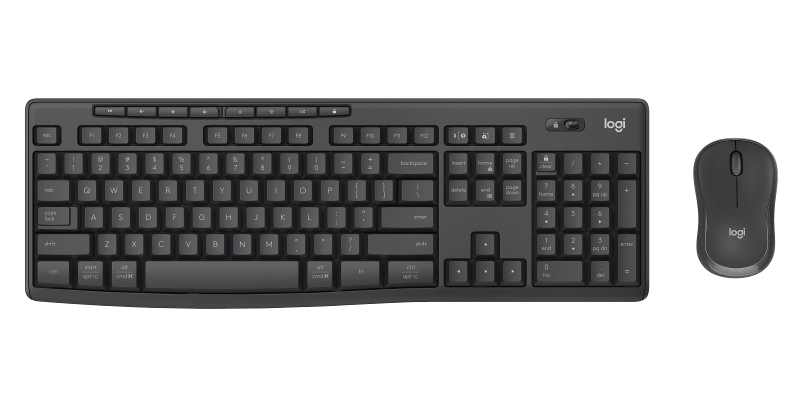 Logitech MK370 Combo for Business, цвет: Графитовый — фото 1