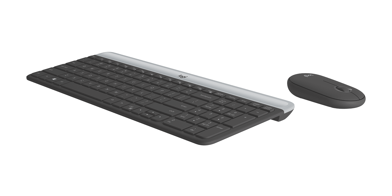 Logitech MK470 Slim Combo, цвет: Графитовый — фото 2