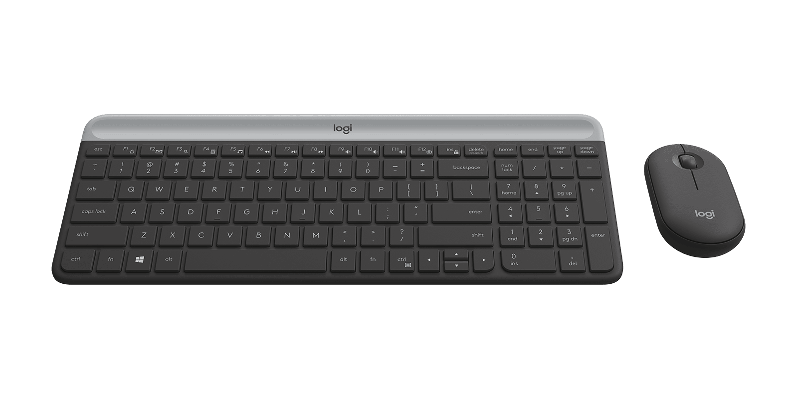 Logitech MK470 Slim Combo, цвет: Графитовый — фото 3