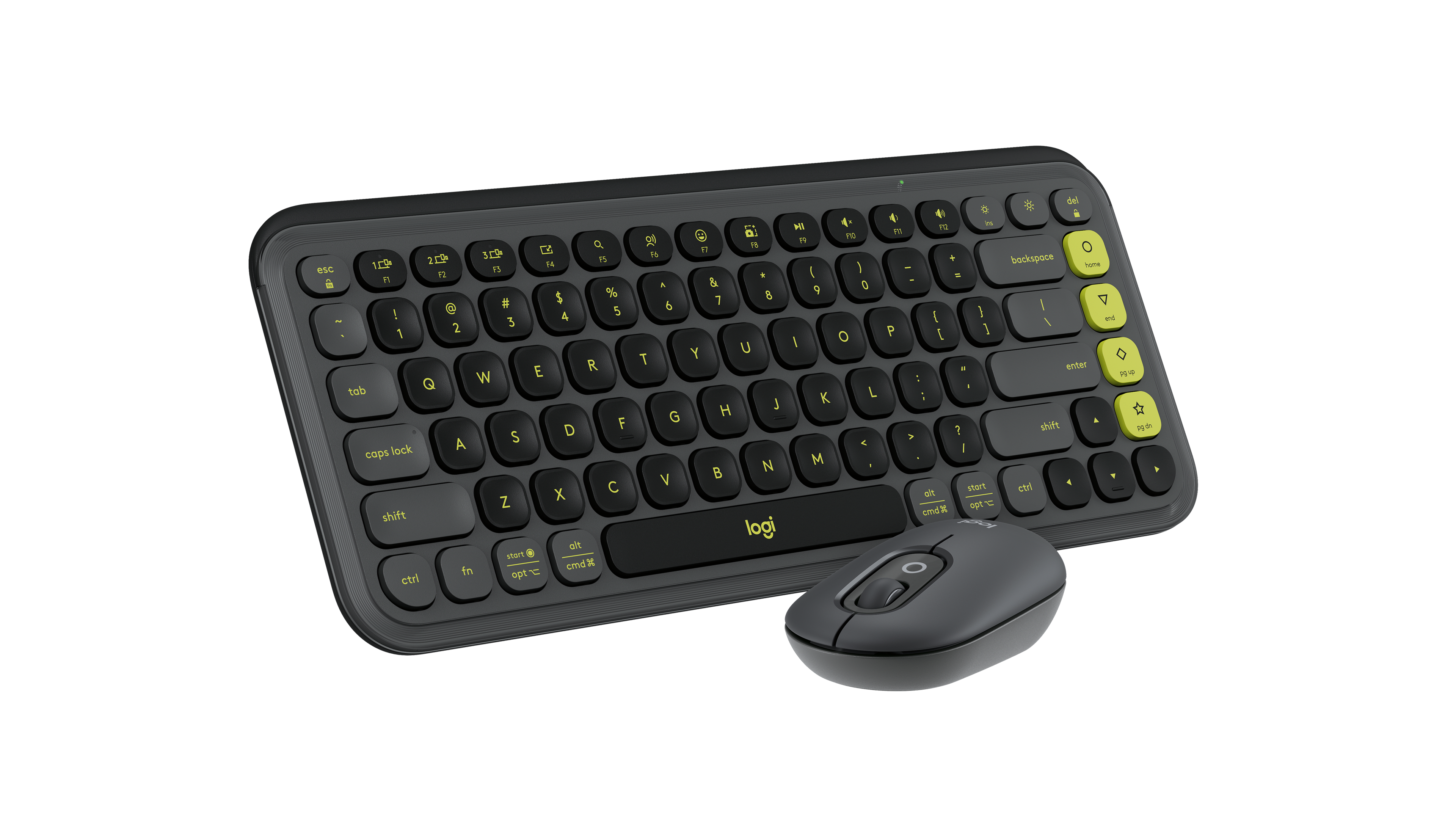 Logitech POP Icon Combo, цвет: Графитовый / Зелёный — фото 3