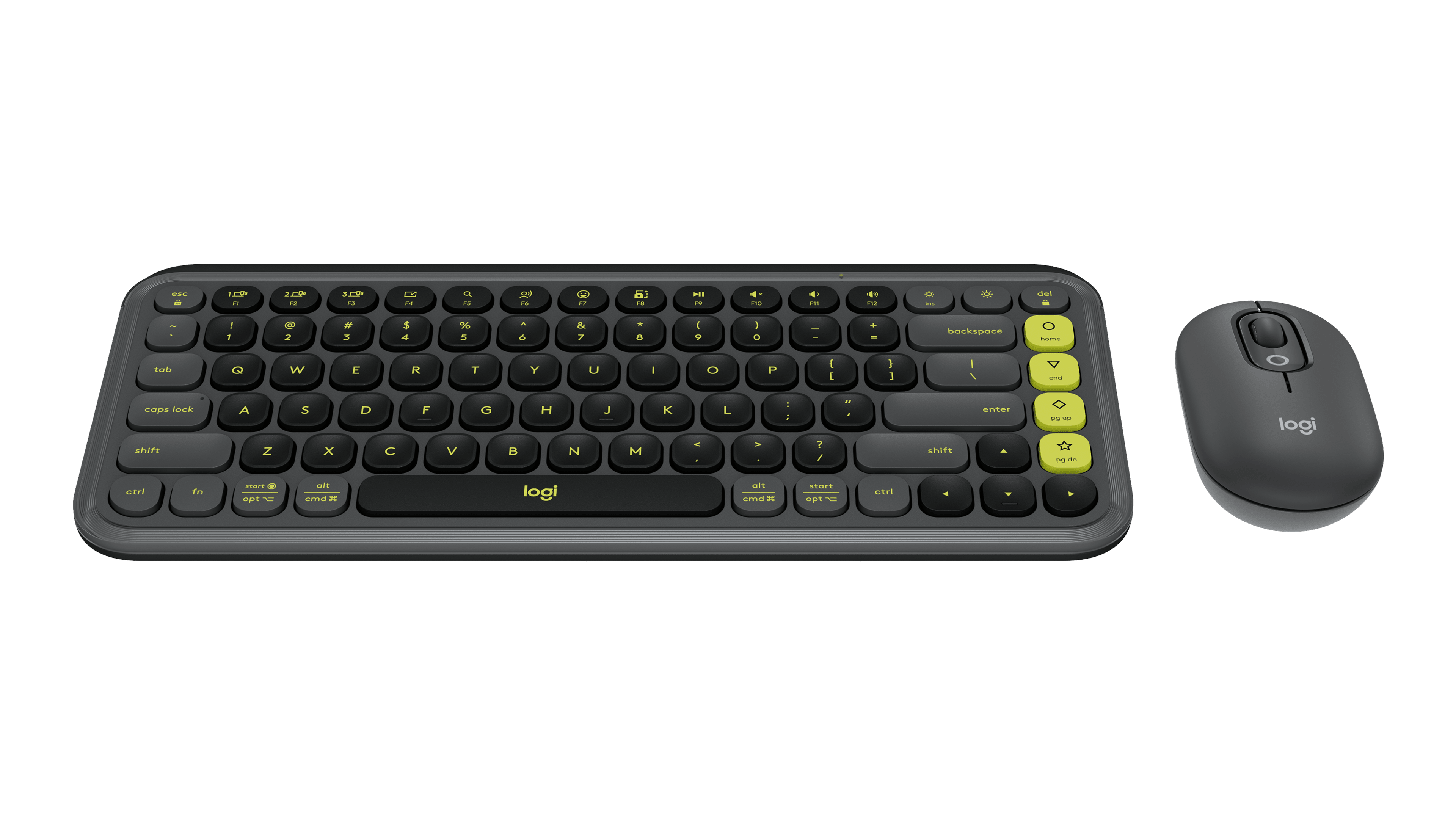 Logitech POP Icon Combo, цвет: Графитовый / Зелёный — фото 2