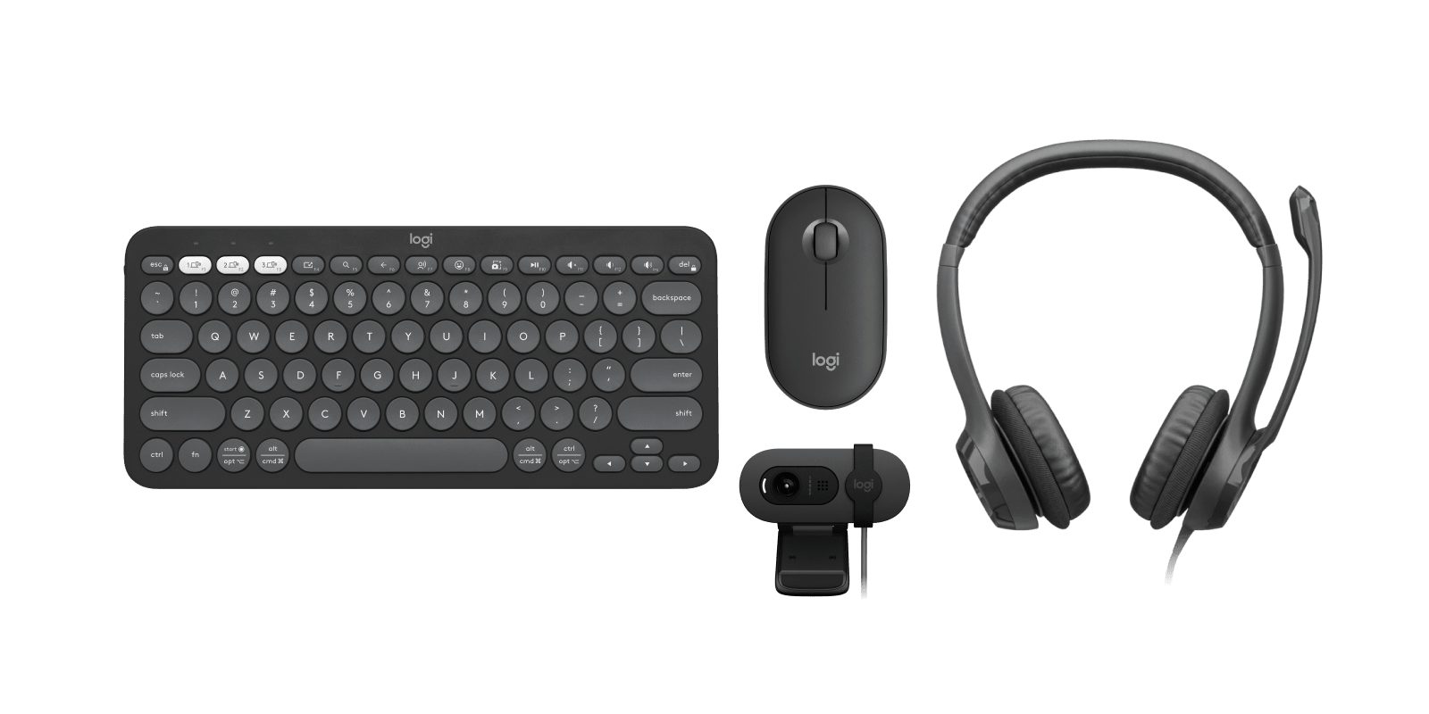 Logitech Productivity Style Bundle, цвет: Чёрный