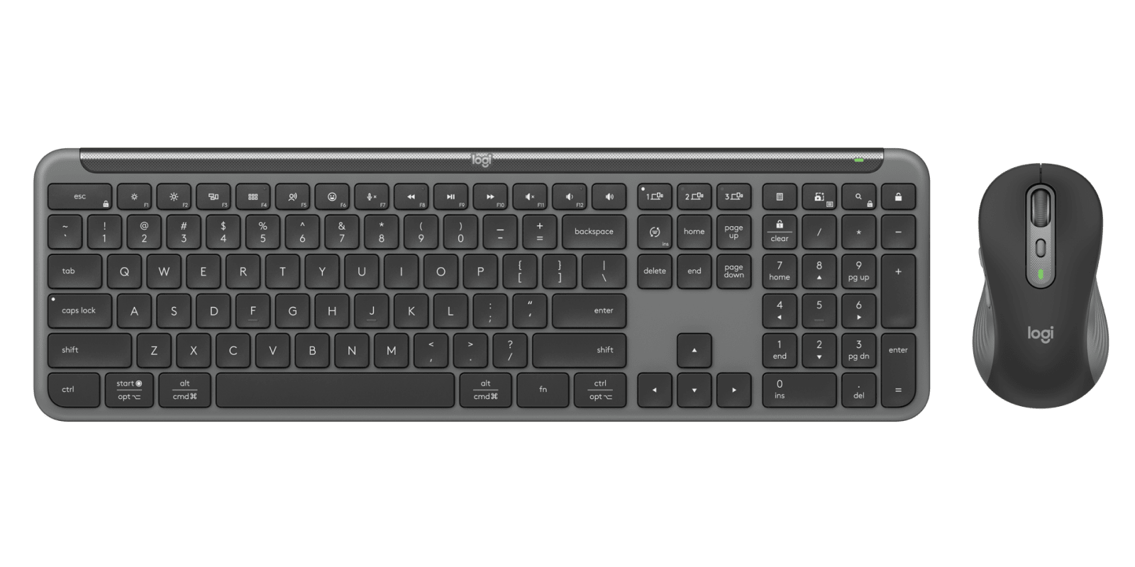Logitech Signature Slim Combo MK955 for Business, цвет: Графитовый