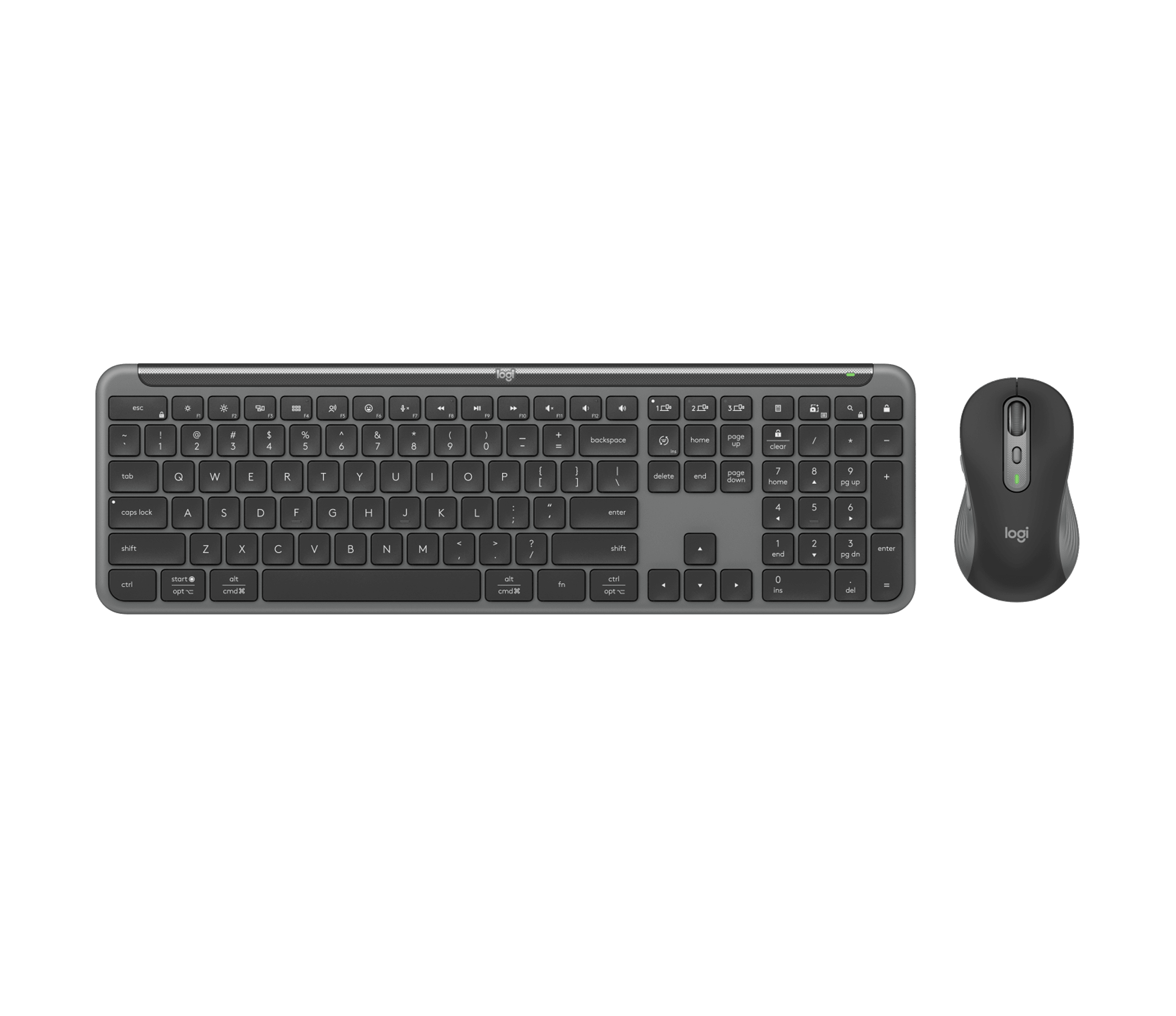 Logitech Signature Slim Combo MK955, цвет: Графитовый