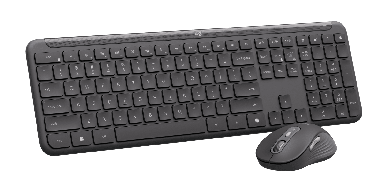 Logitech Signature Slim Combo MK955 for Business Copilot Edition, цвет: Графитовый — фото 3