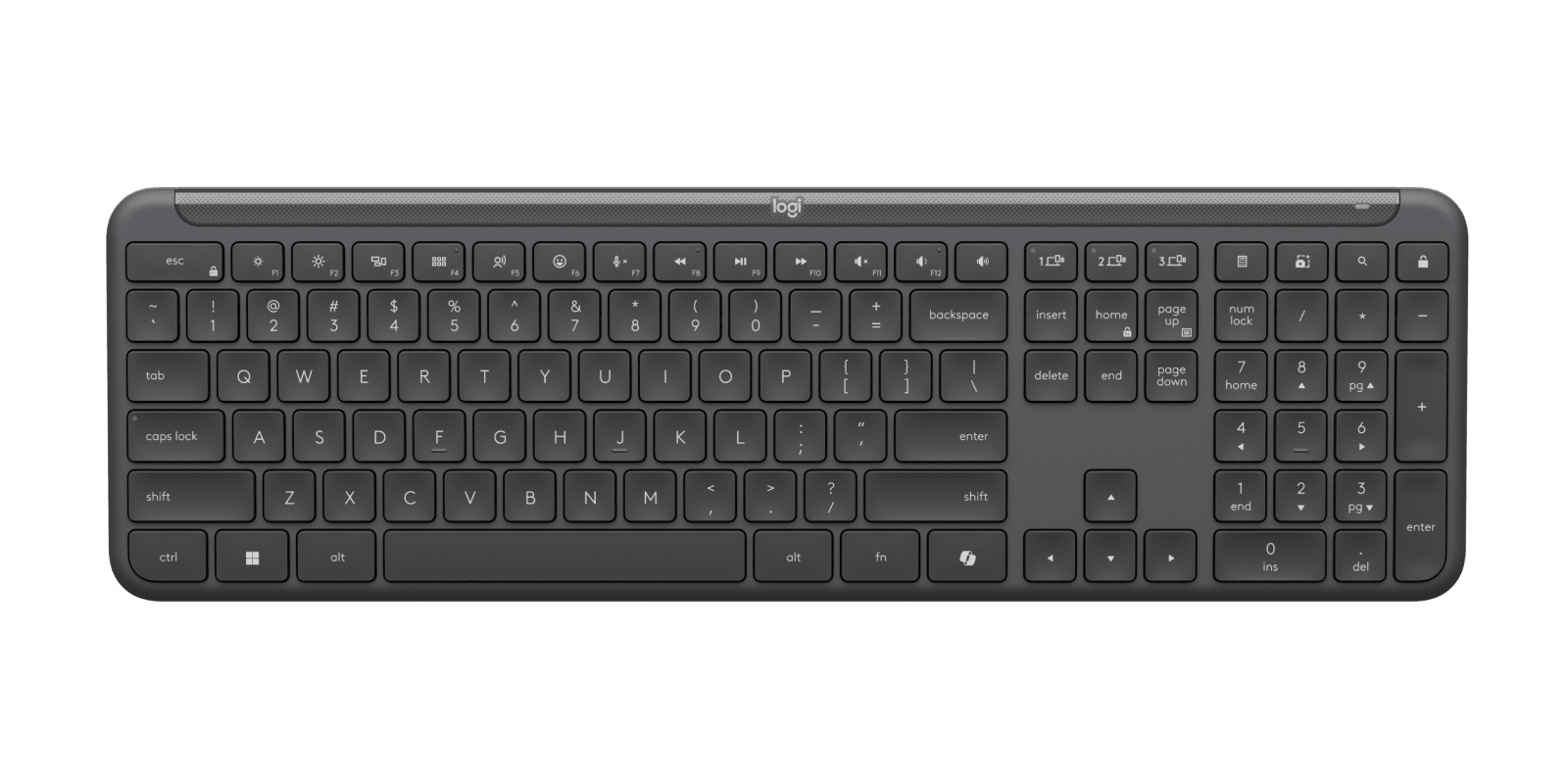 Logitech Signature Slim Combo MK955 for Business Copilot Edition, цвет: Графитовый — фото 4