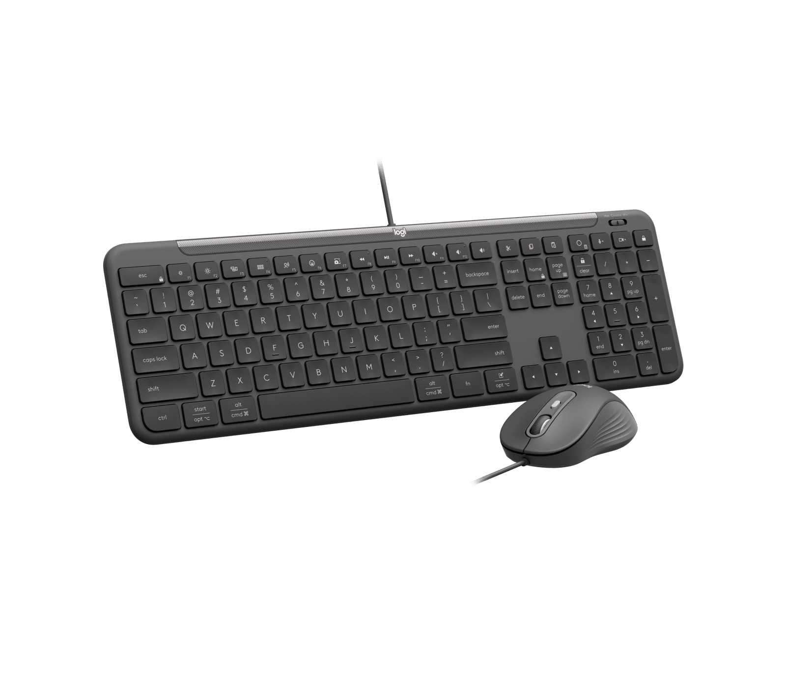 Logitech Signature Slim Wired Combo MK625 for Business, цвет: Графитовый — фото 3