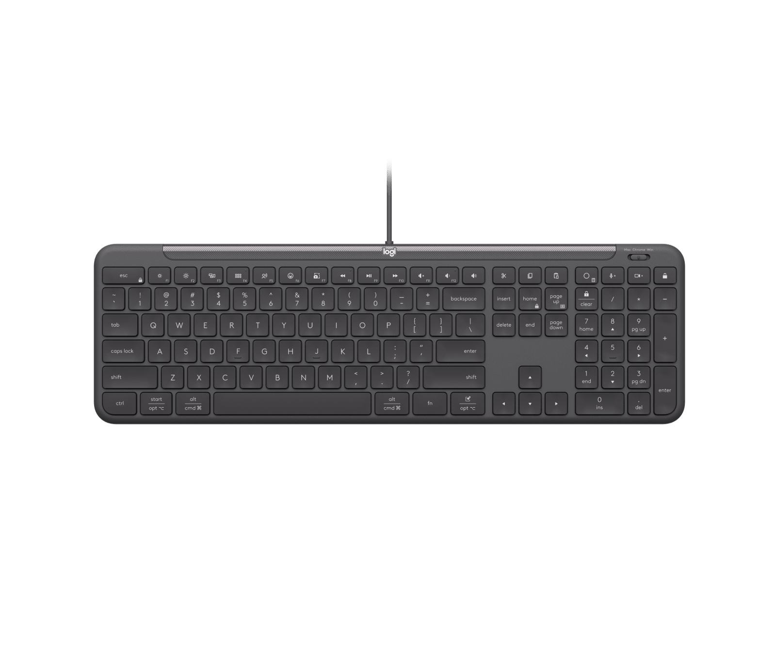 Logitech Signature Slim Wired Combo MK625 for Business, цвет: Графитовый — фото 4