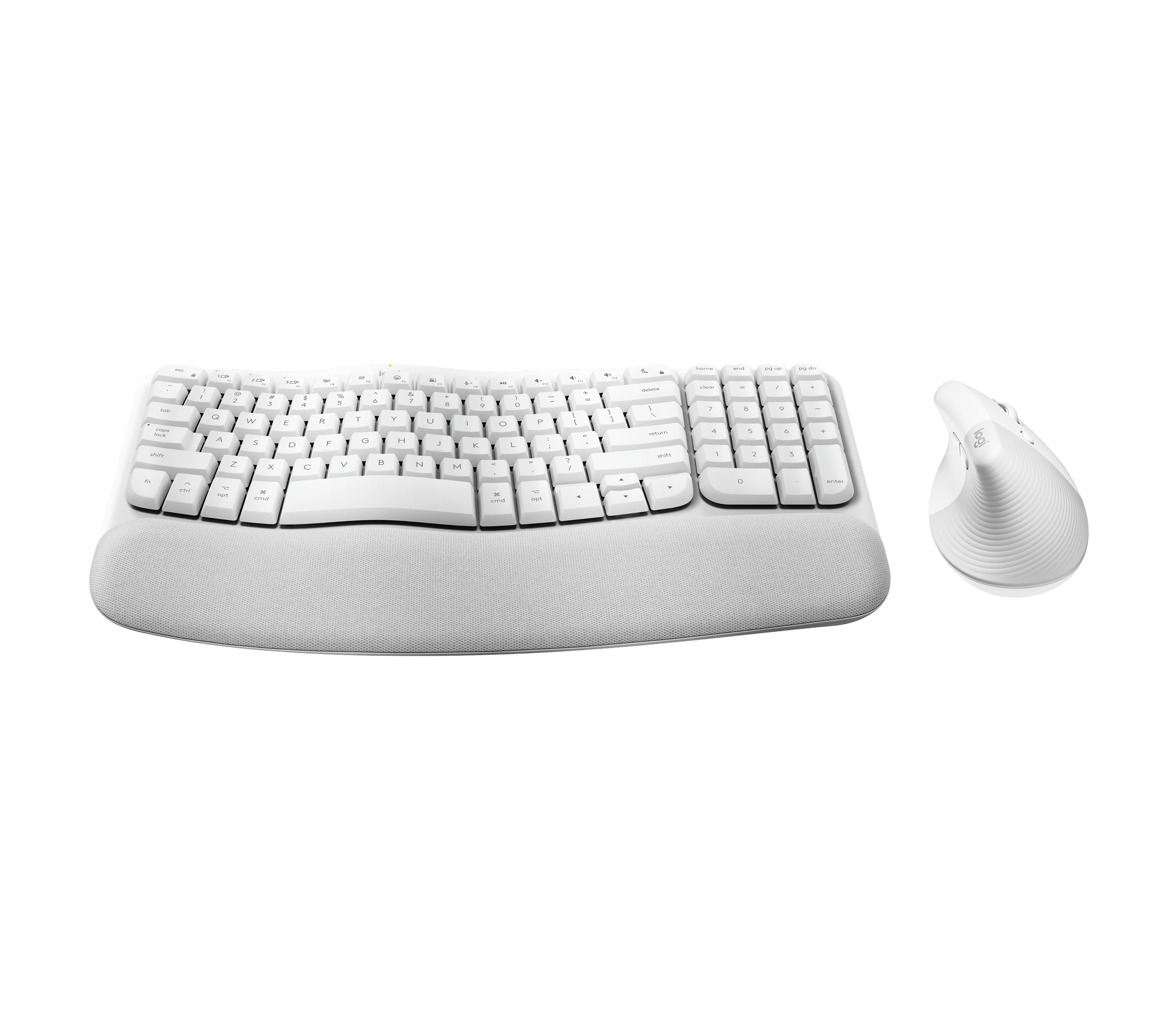 Logitech Wave Keys and Lift Combo for Mac, цвет: Молочно-белый — фото 3