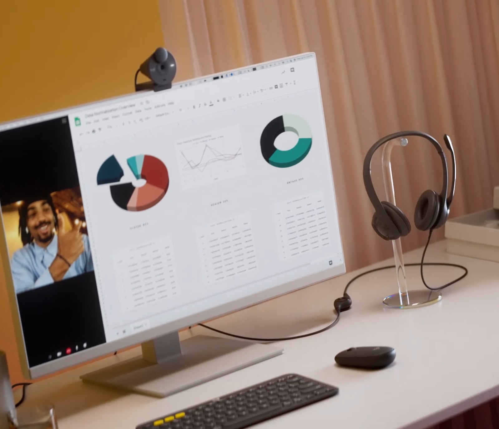 Logitech H390 USB Computer Headset, цвет: Чёрный, вариант 1 — фото 7