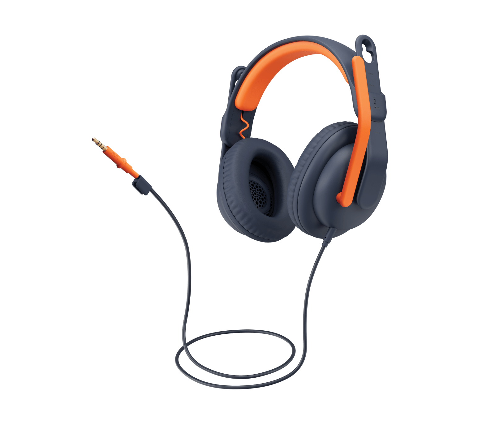 Logitech Zone Learn Wired Headset for Learners, цвет: Оранжевый — фото 4