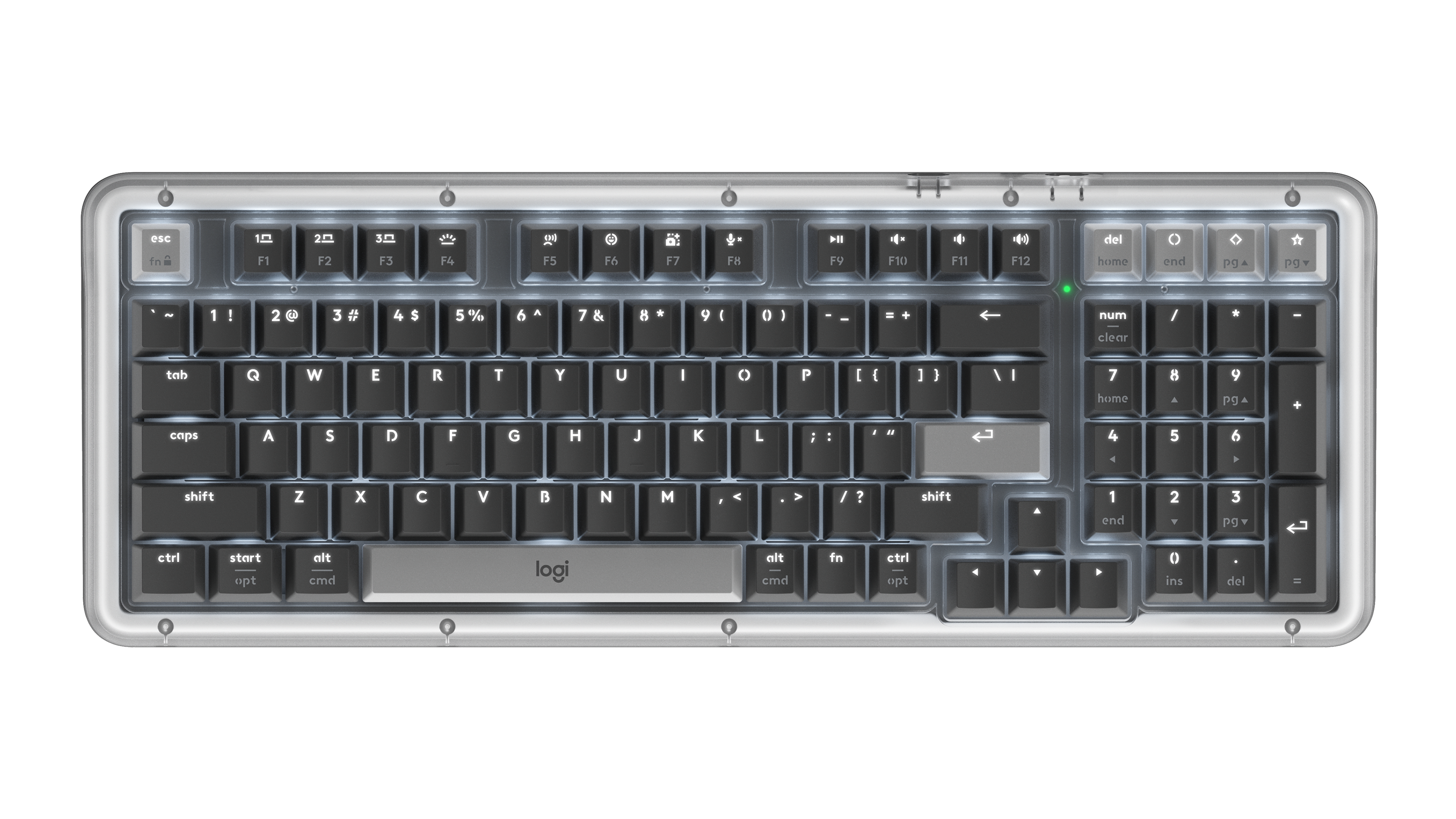 Logitech Alto Keys K98M, цвет: Графитовый