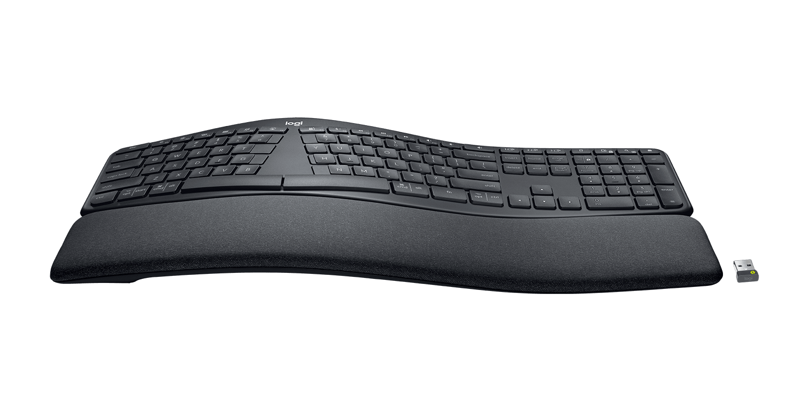 Logitech Ergo K860 Split Keyboard for Business, цвет: Графитовый — фото 2