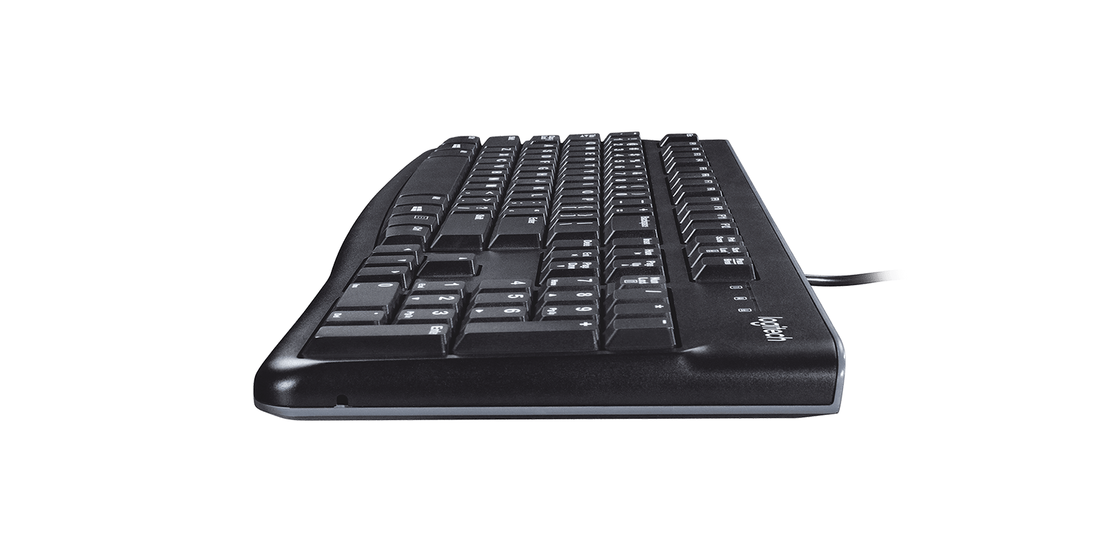 Logitech Keyboard K120 Plug-and-Play USB Keyboard, цвет: Карбоновый — фото 4