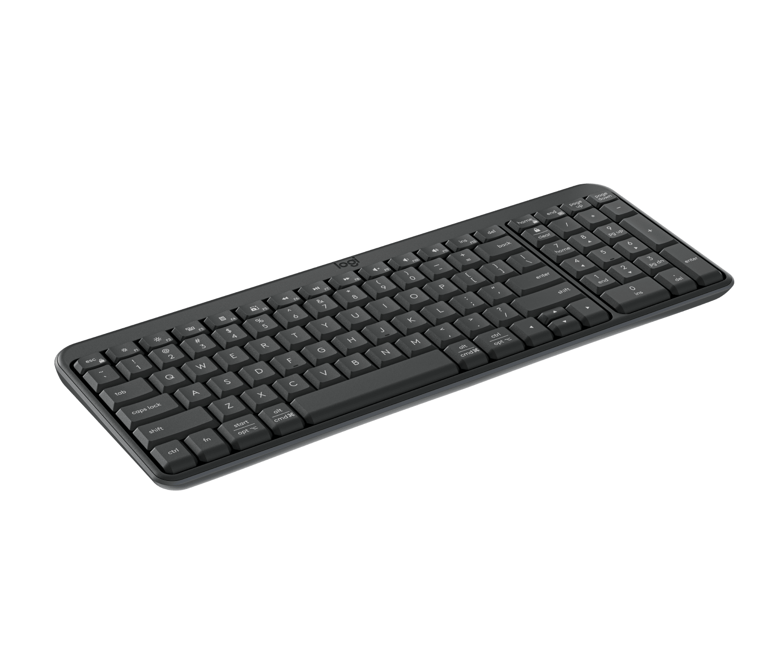 Logitech K250 Compact Bluetooth Wireless Keyboard, цвет: Графитовый — фото 3
