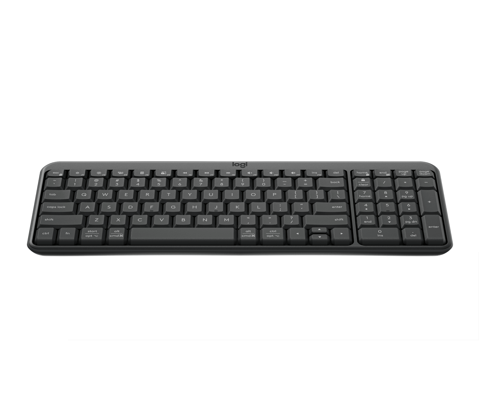 Logitech K250 Compact Bluetooth Wireless Keyboard, цвет: Графитовый — фото 2