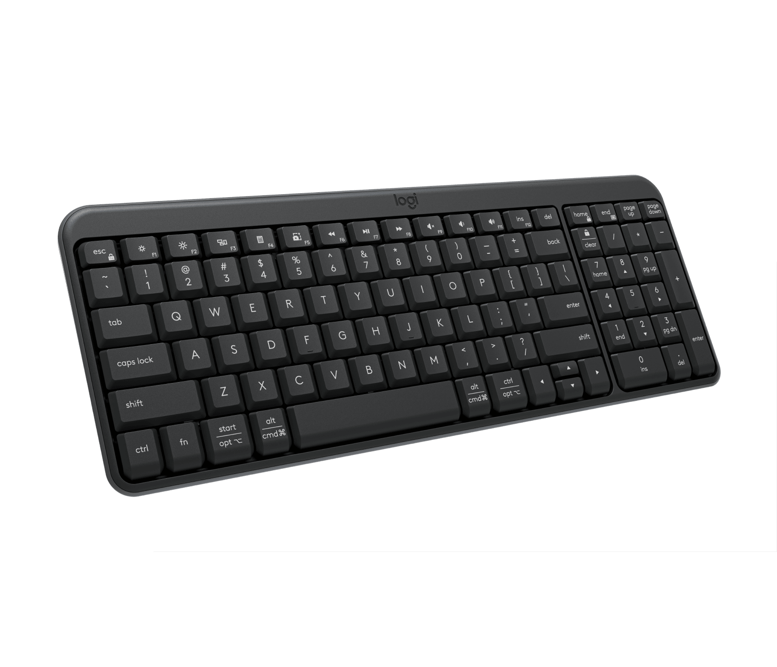 Logitech K250 Compact Bluetooth Wireless Keyboard, цвет: Графитовый — фото 4