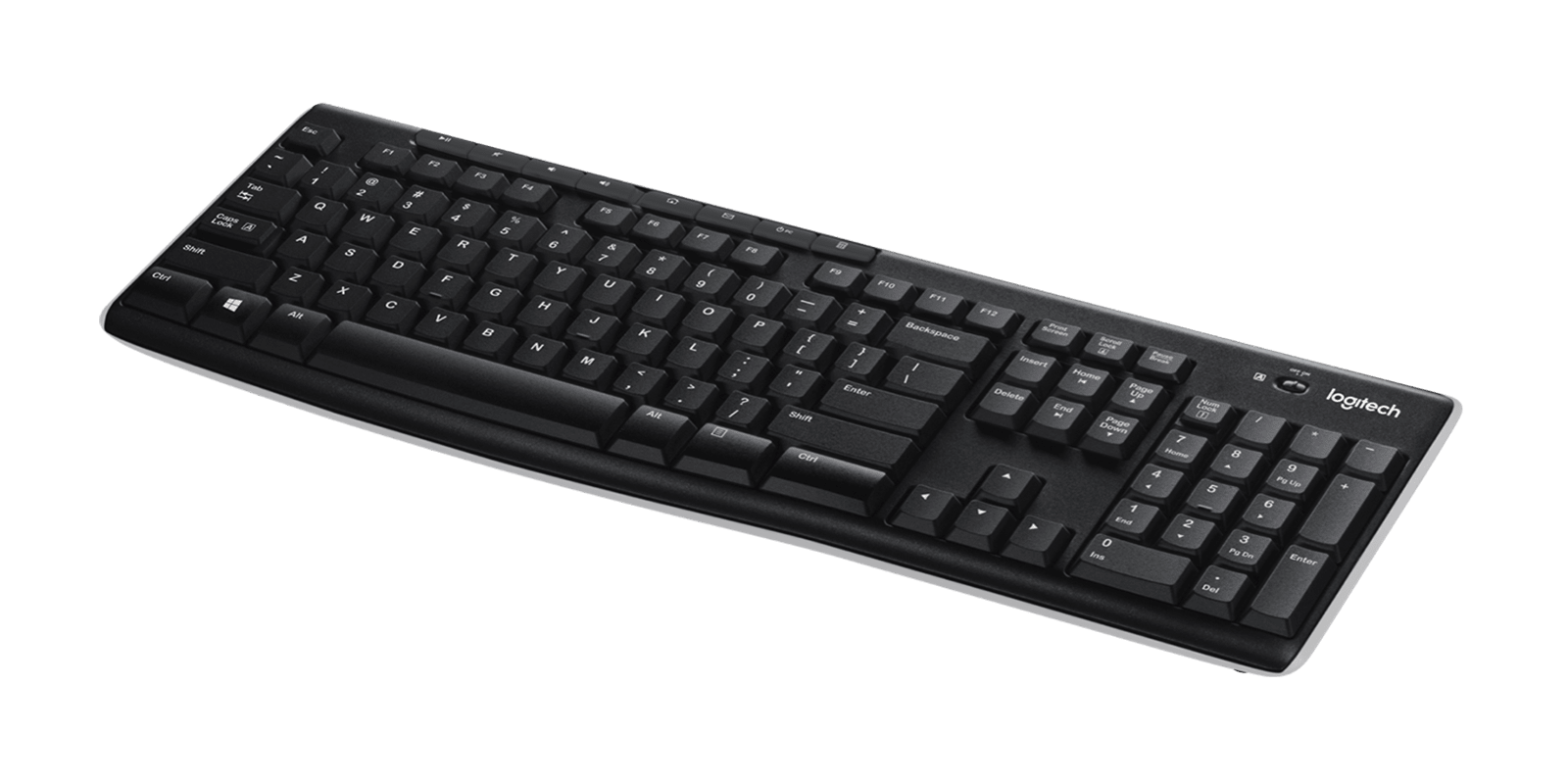 Logitech K270 Wireless Keyboard Full-size wireless keyboard, цвет: Чёрный — фото 2