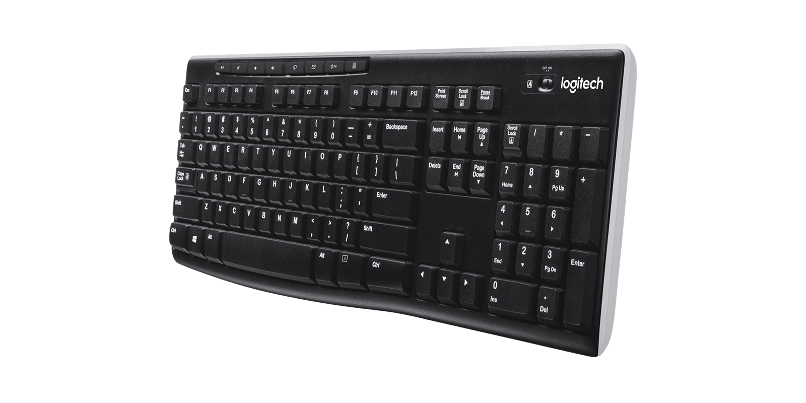 Logitech K270 Wireless Keyboard Full-size wireless keyboard, цвет: Чёрный — фото 3