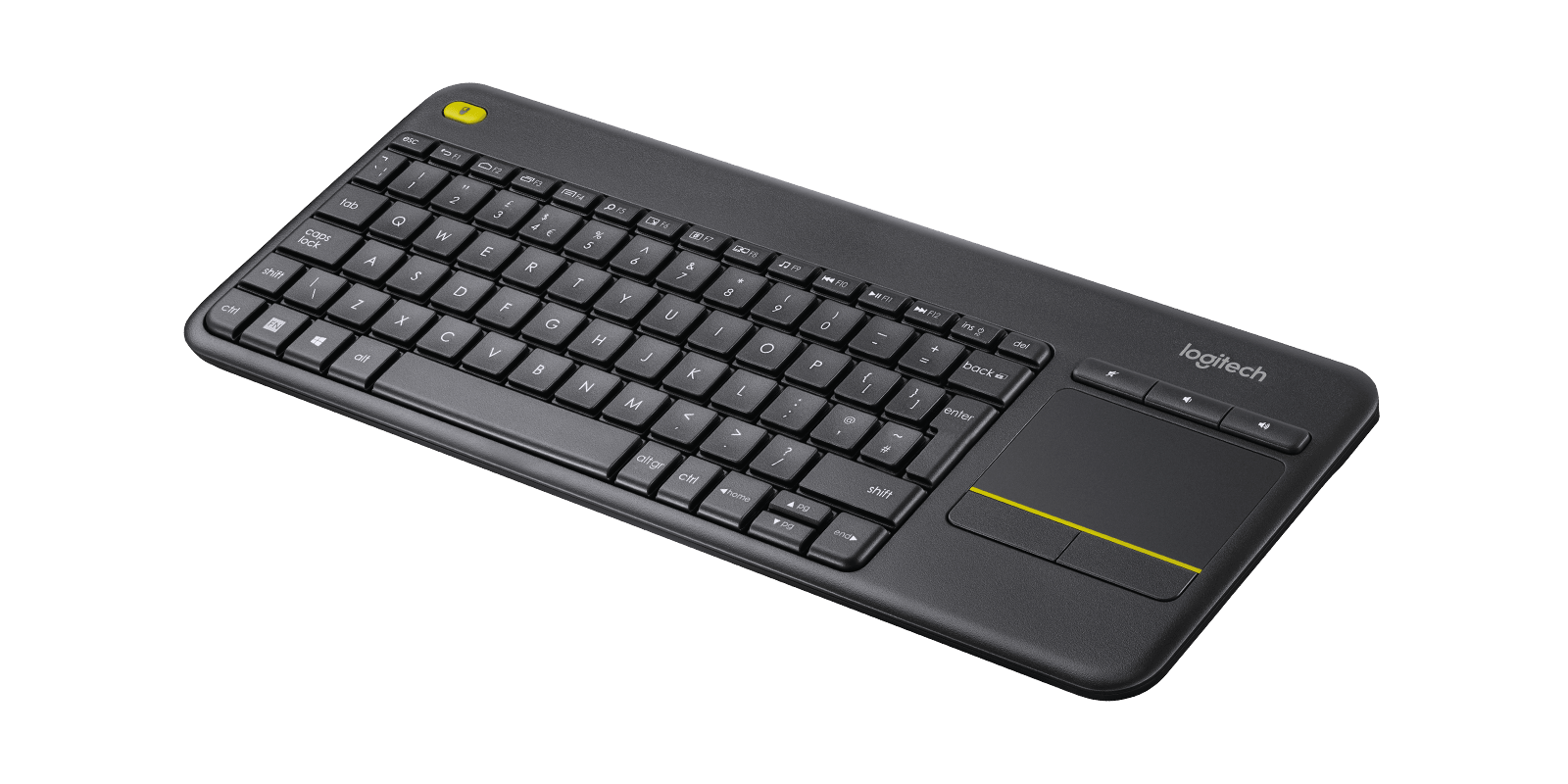 Logitech K400 Plus Wireless Touch Keyboard, цвет: Чёрный — фото 3